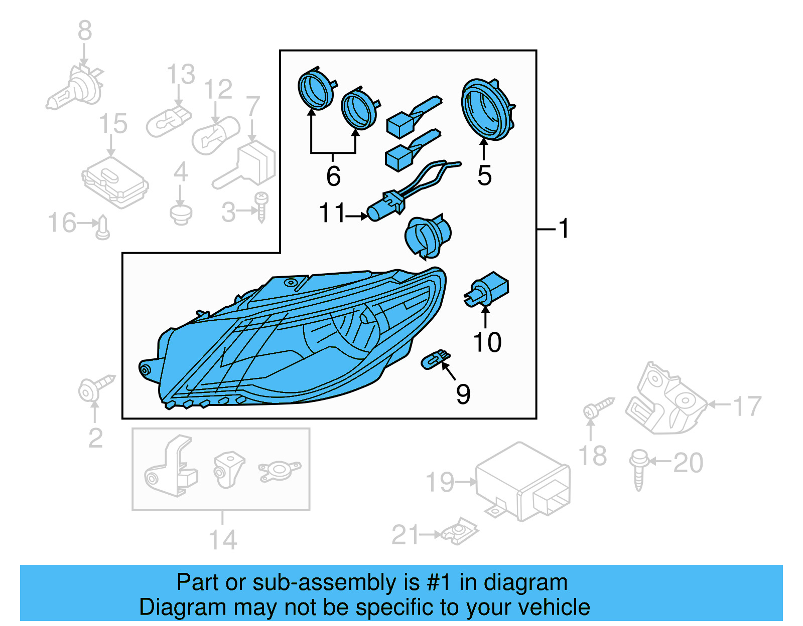 Composite Assembly 3C8-941-753-E - View 3