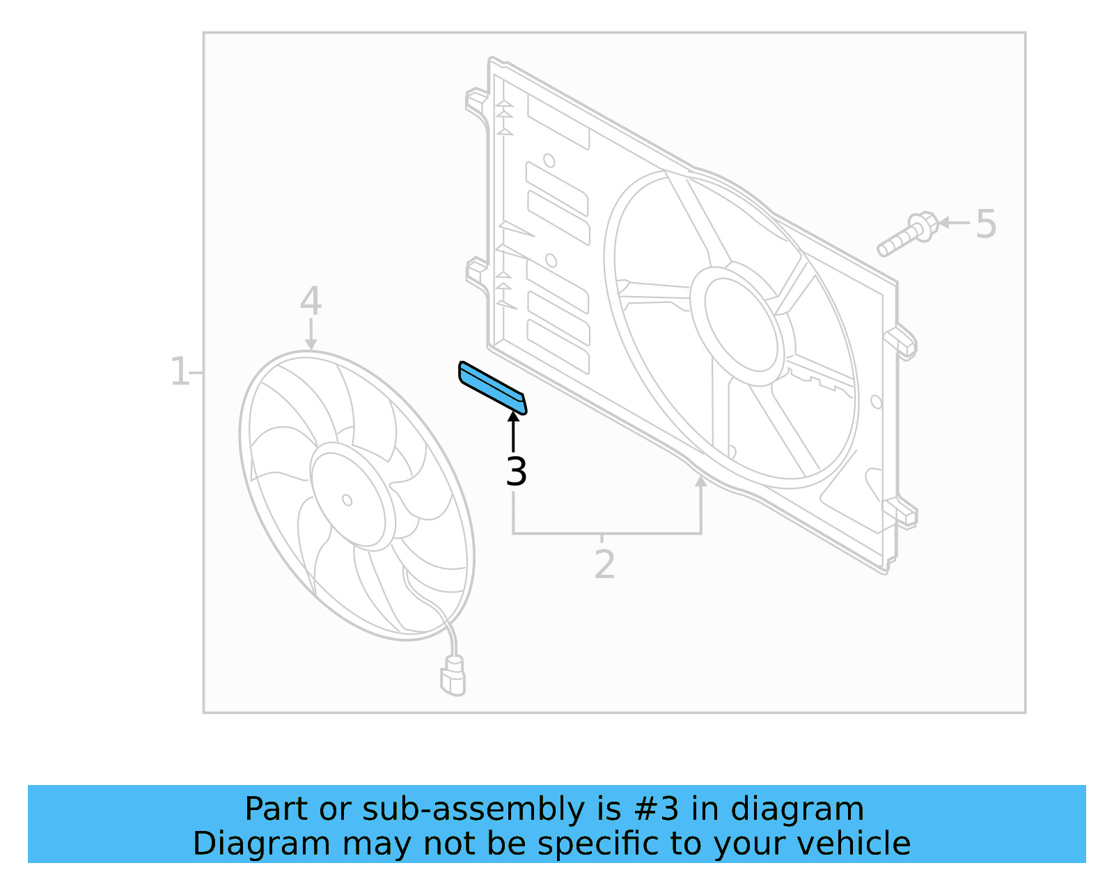 Radiator Shutter Assembly 5Q0-121-223-B - View 4