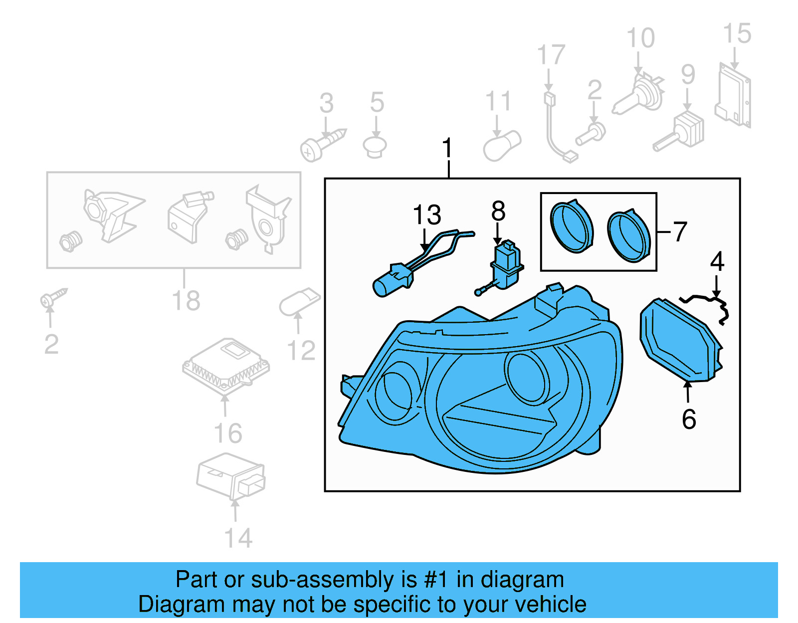 Composite Assembly 1Q0-941-754-B - View 3