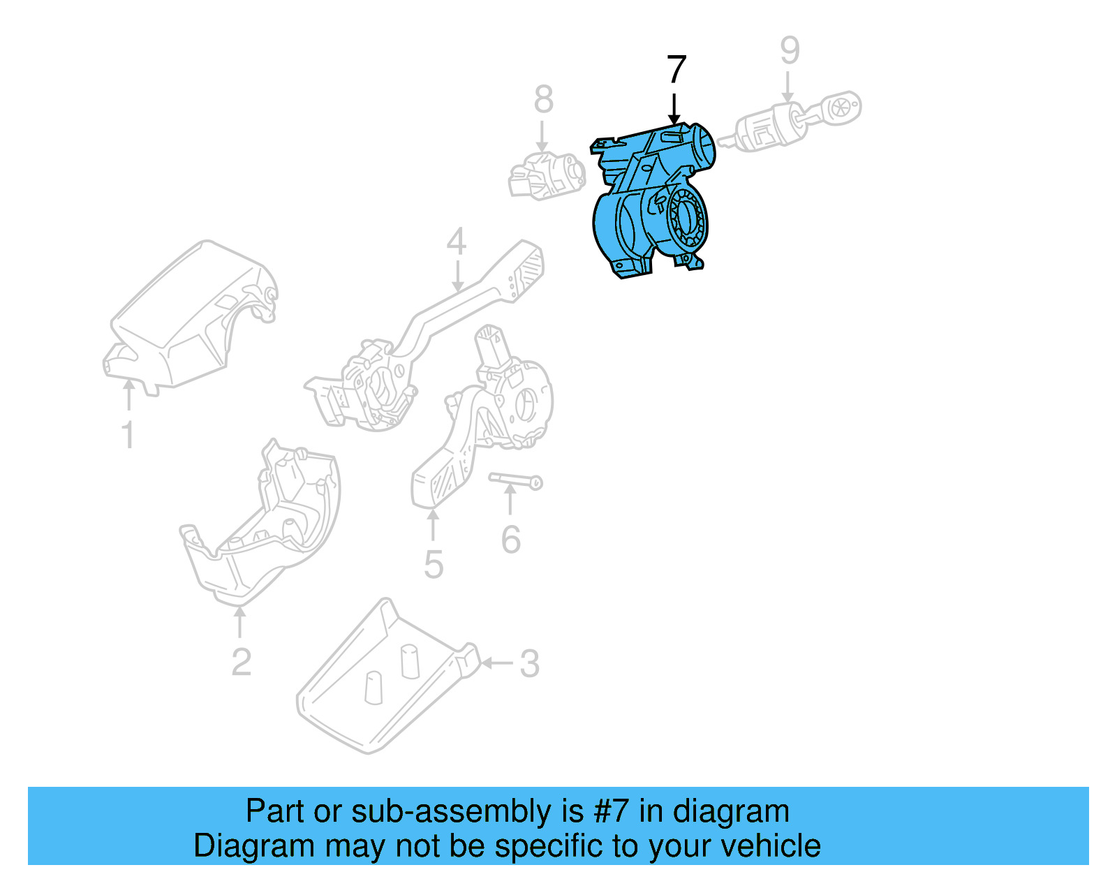 Ignition Switch 701-905-851-A - View 4