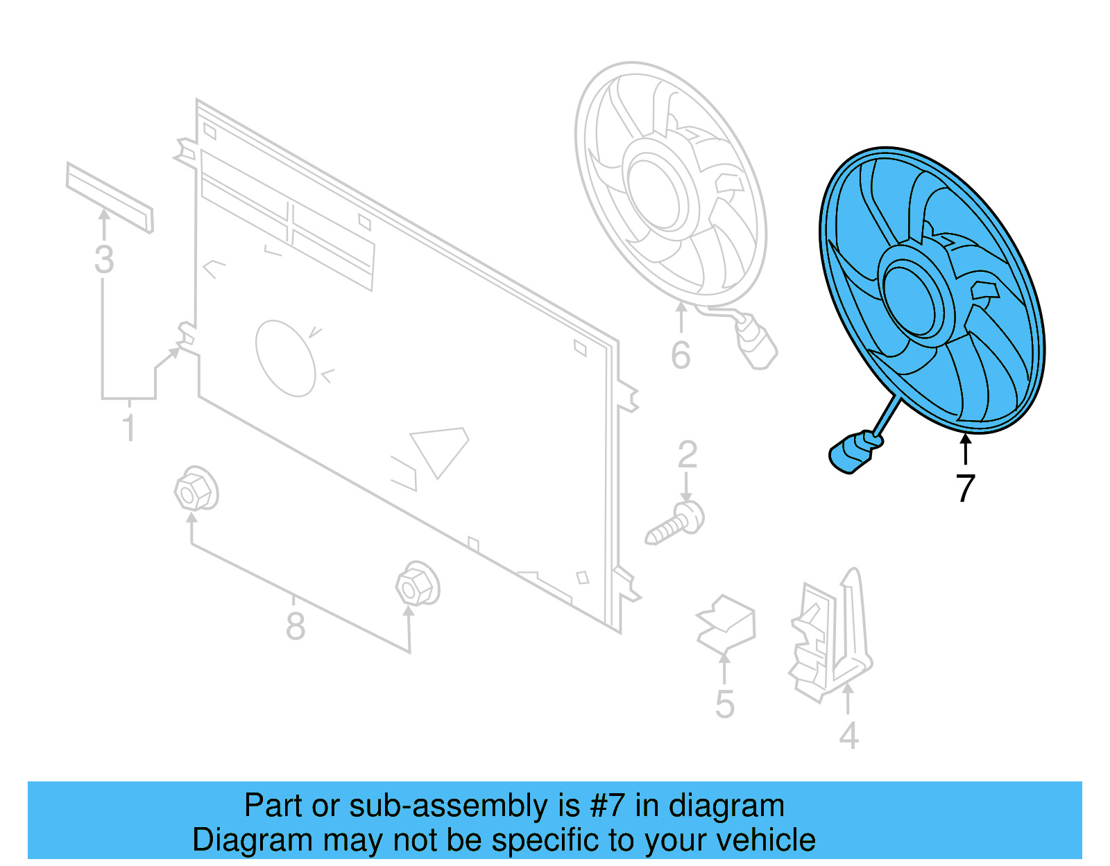 Fan & Motor 1KM-959-455-G - View 7