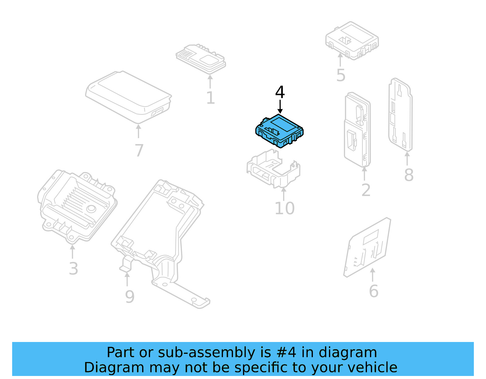 Control Module 3Q0-907-338-E - View 13
