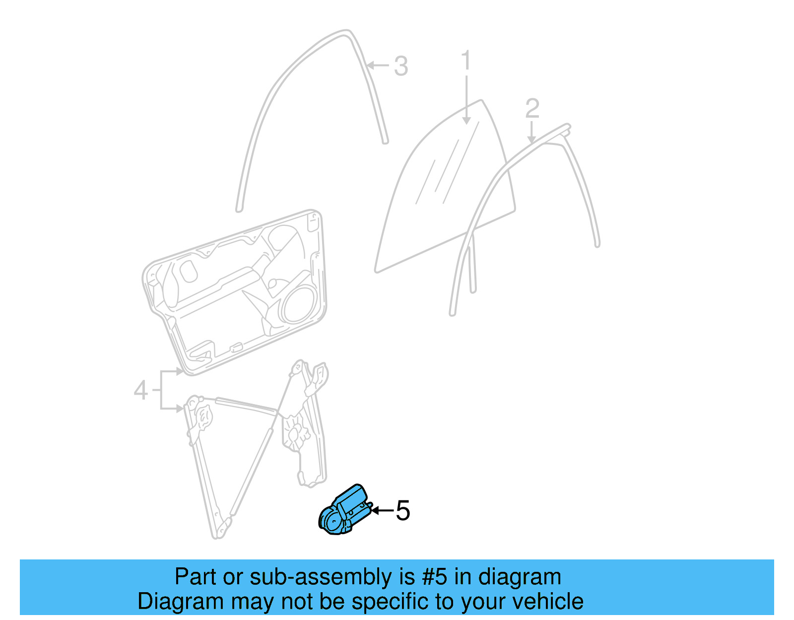 Window Motor 1C0-959-801-009 - View 5