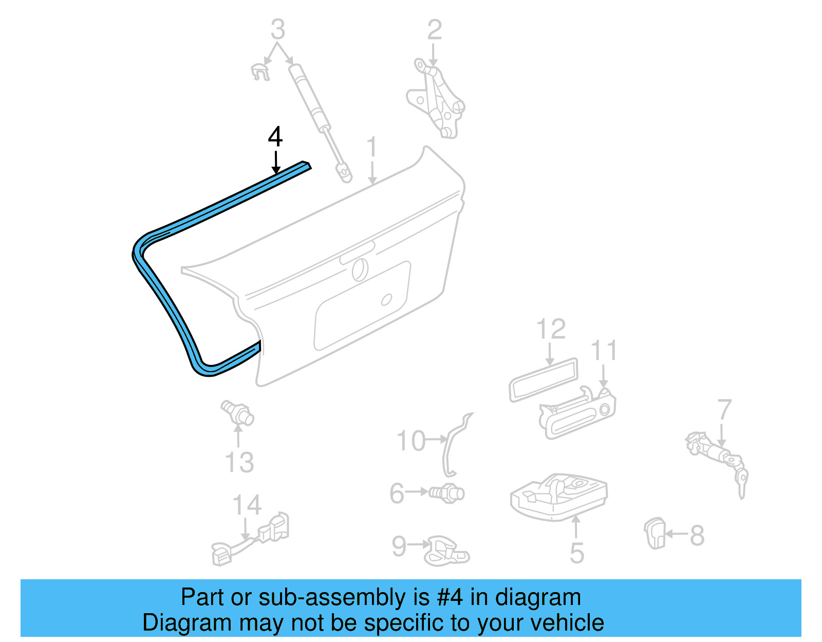 Weatherstrip 1H0-827-705-A