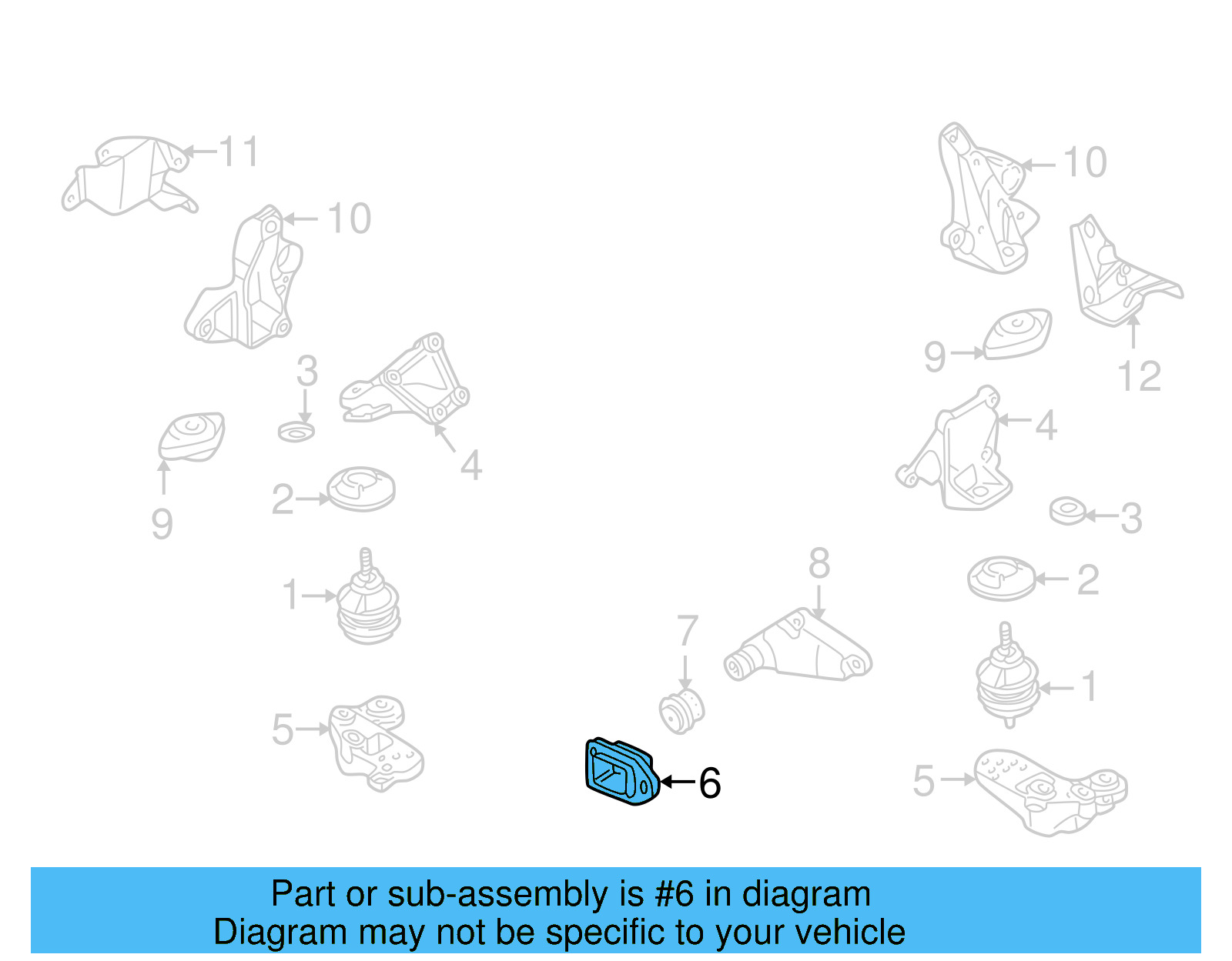 Front Mount 8D0-199-335-F - View 8