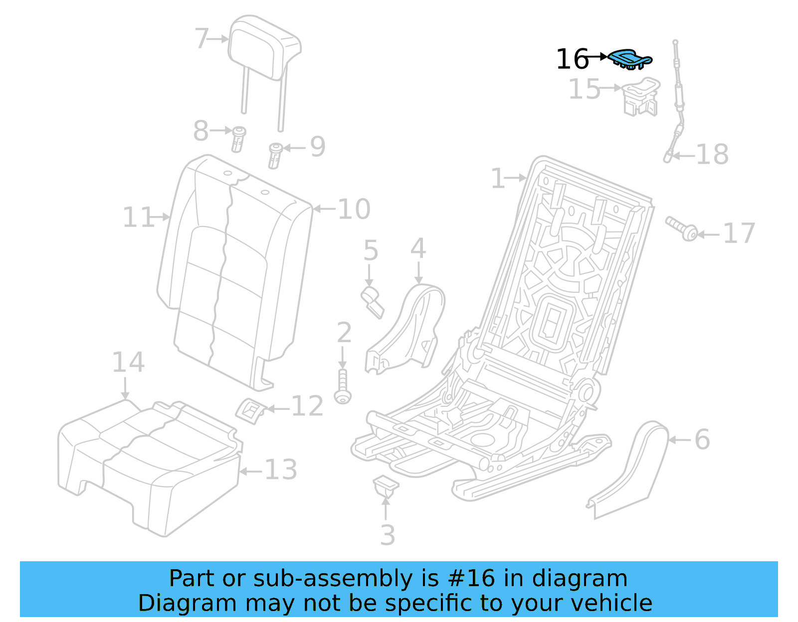 Release Handle Trim 565-885-578-82V - View 3