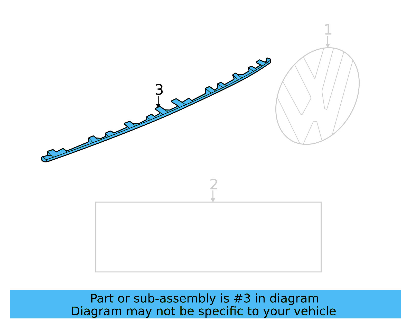 Center Molding 561-853-463-2ZZ - View 7