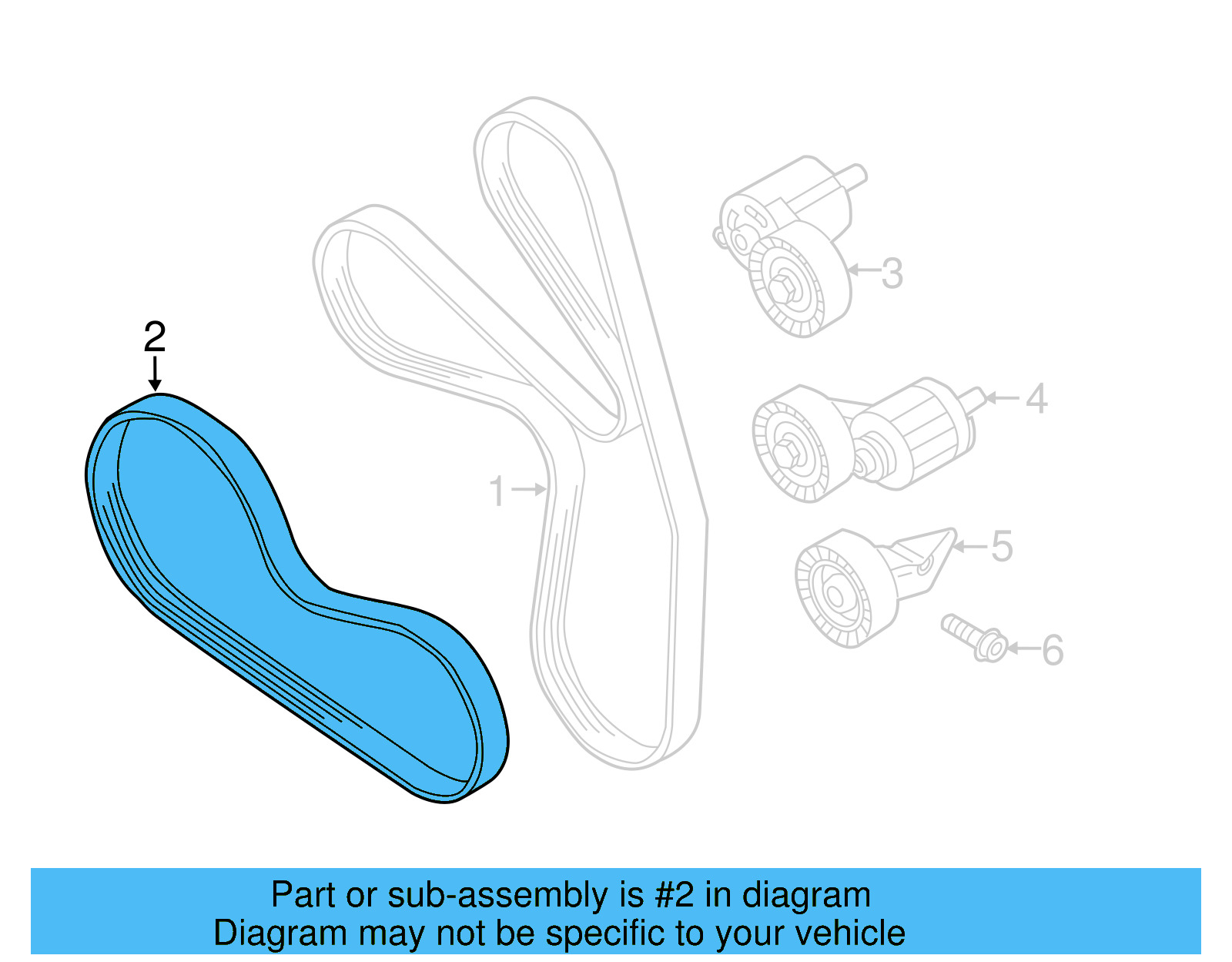 Serpentine Belt 07K-145-933-G - View 12