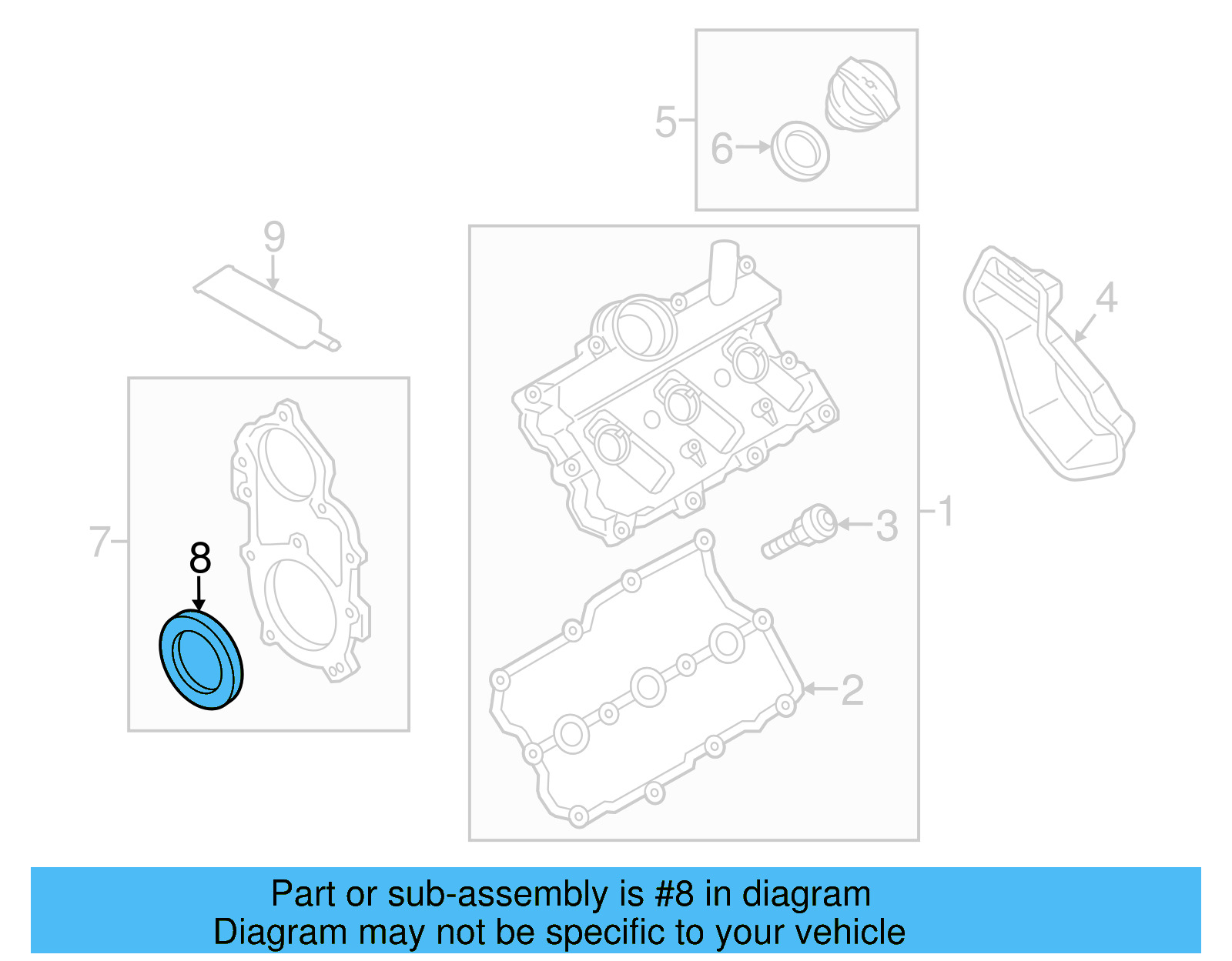 Cover Gasket 059-109-092-A - View 4