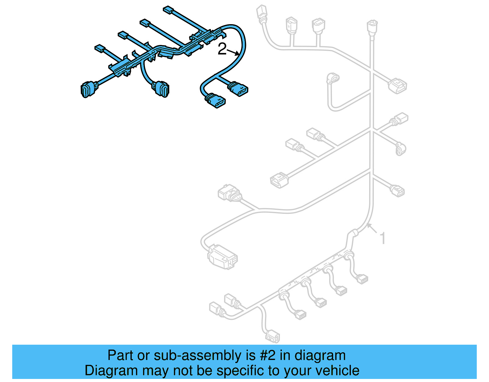 Engine Harness 06J-971-595-AP - View 4