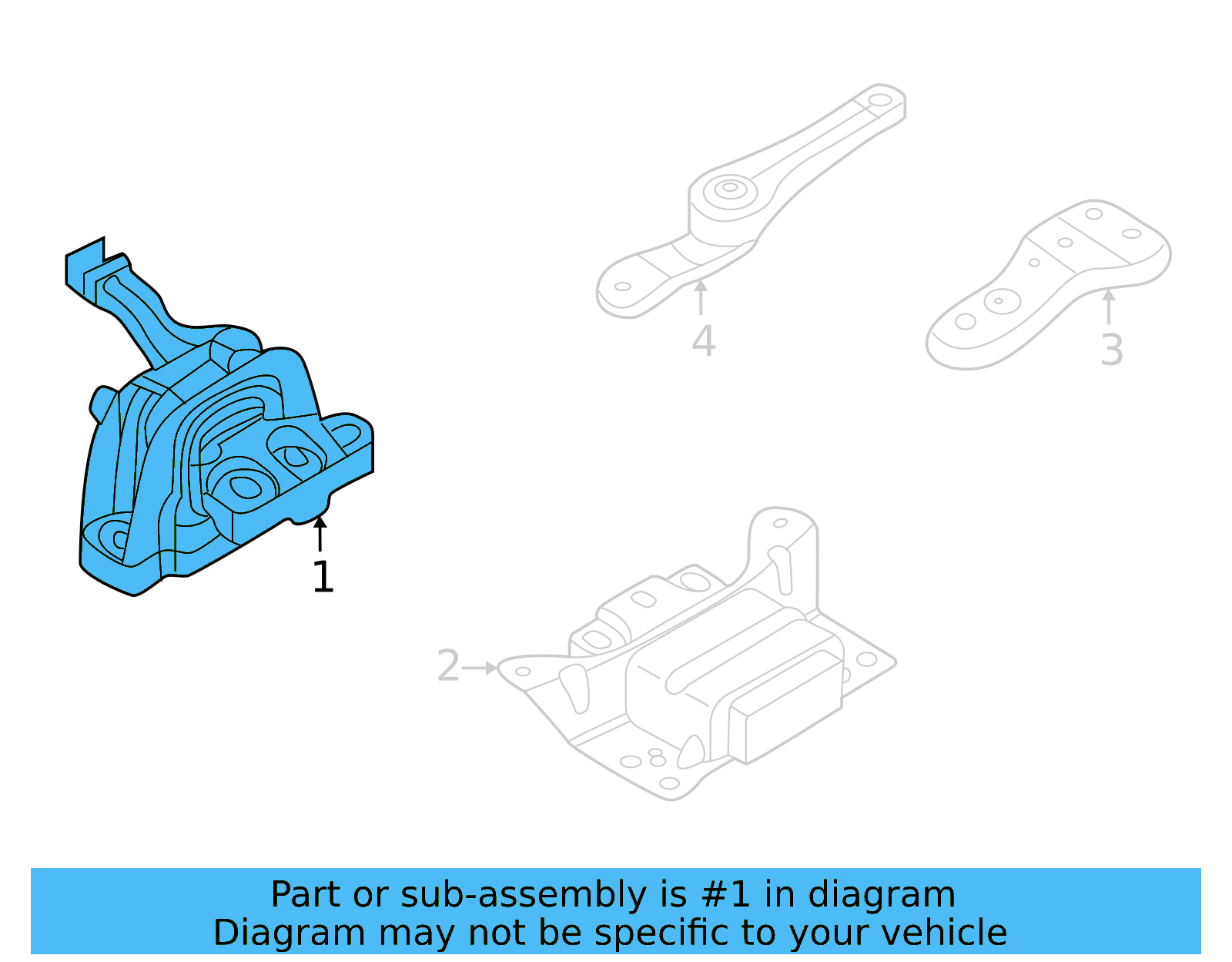 Motor Mount 5WA-199-262-S - View 6