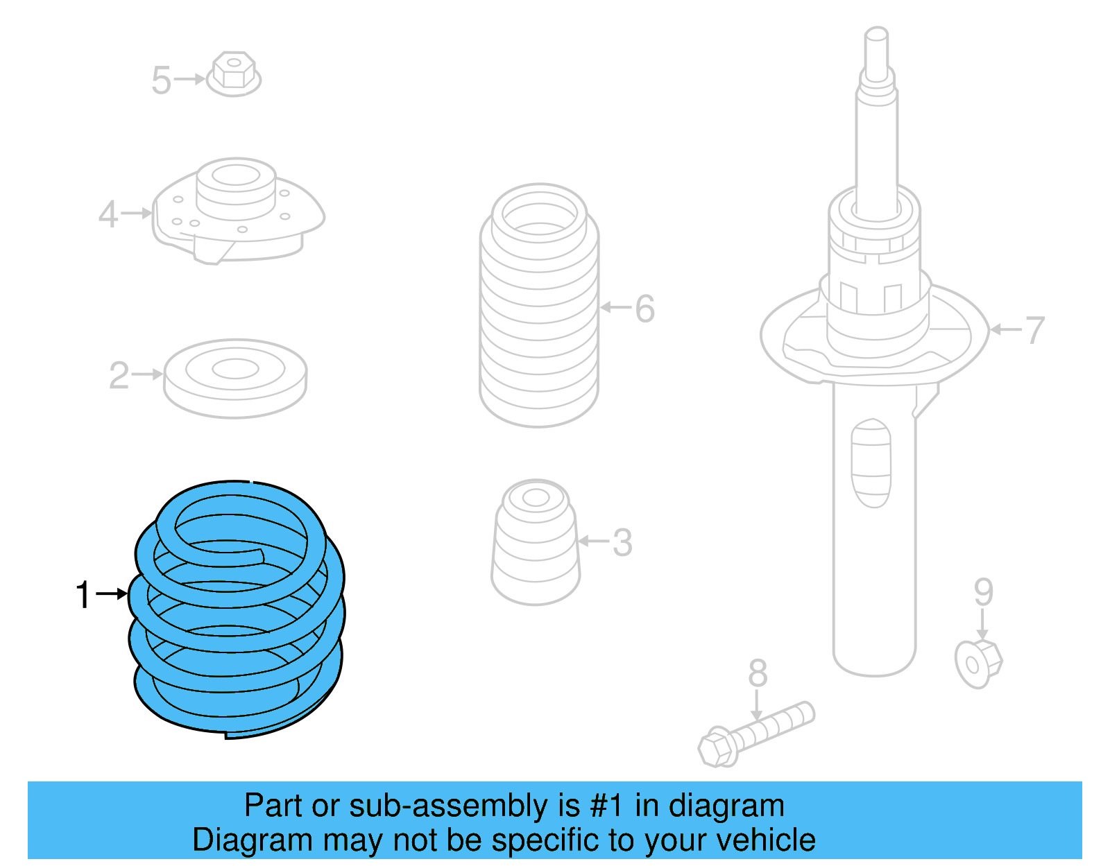 Coil Spring 5C0-411-105-B