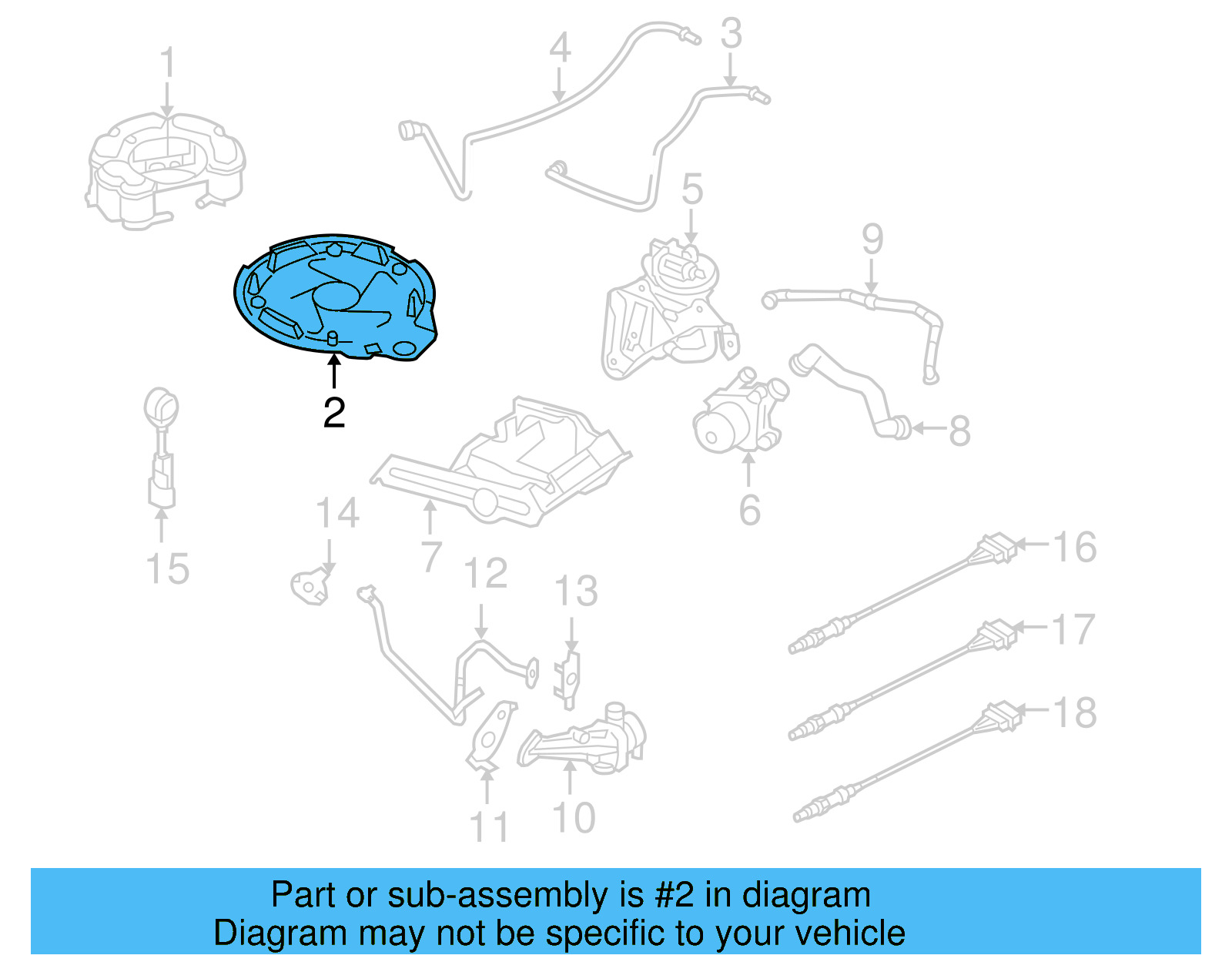 Vapor Canister Cover 1K0-201-980 - View 6