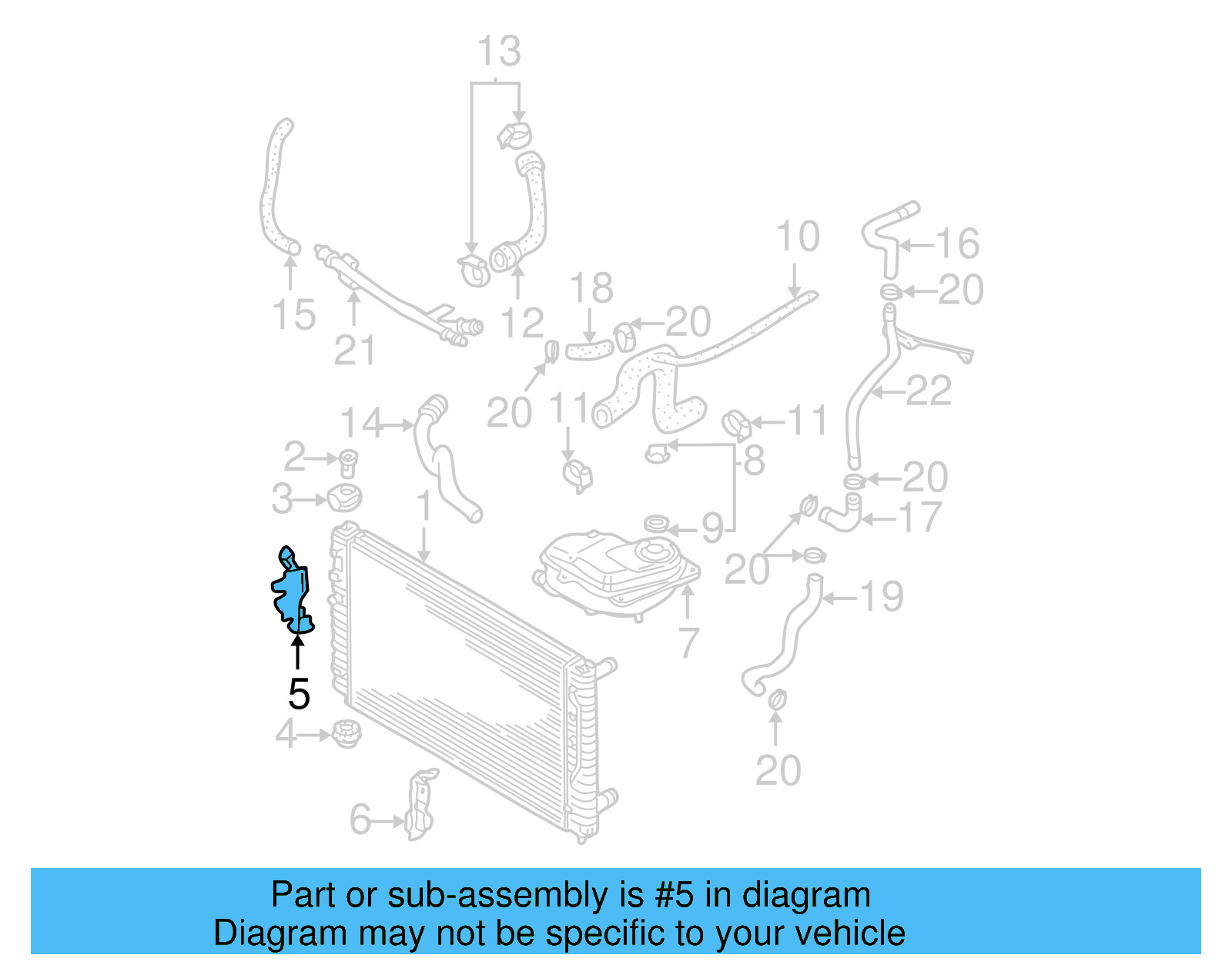 Air Duct 3B0-121-284-E - View 25