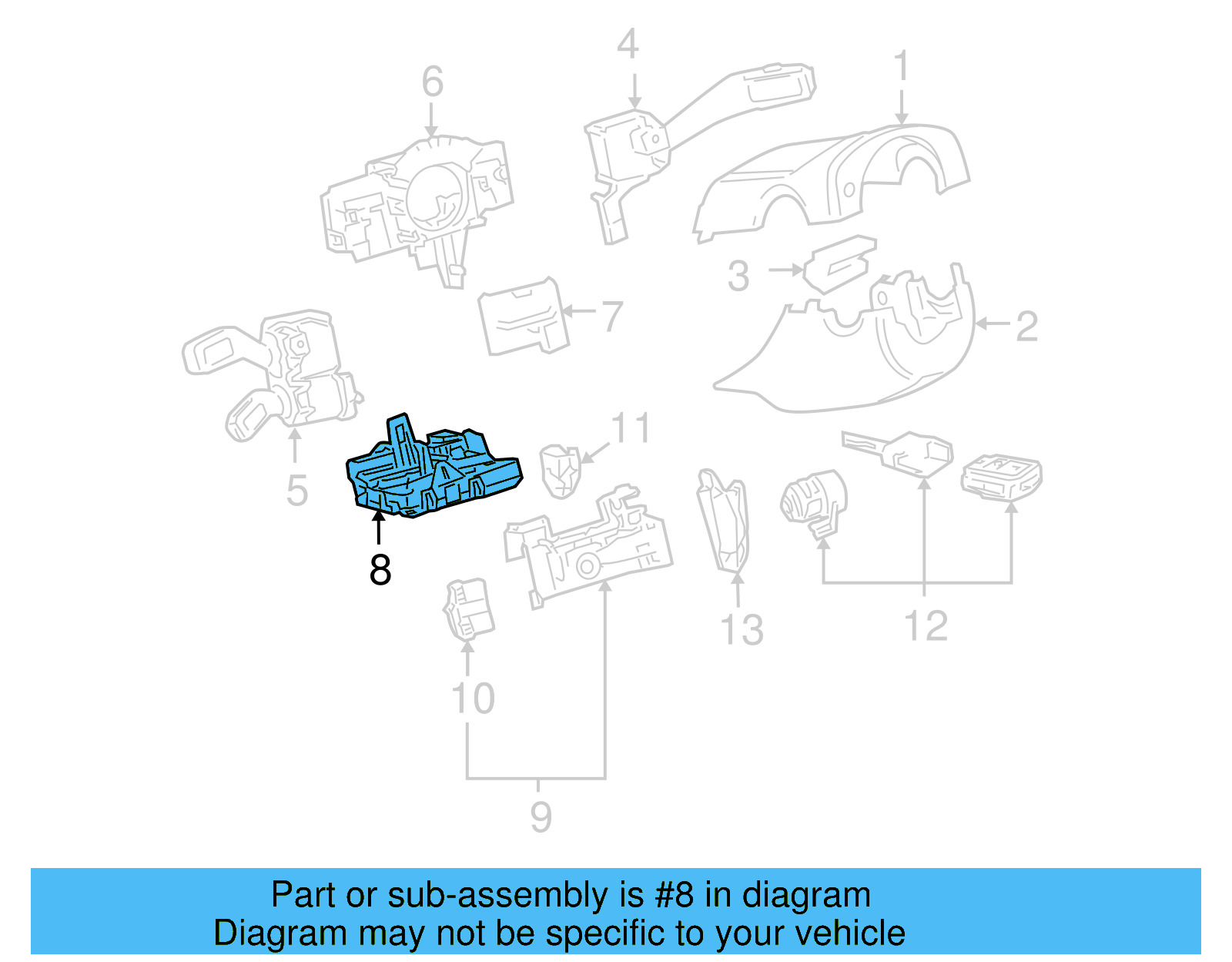 Control Module 1K0-953-549-BK - View 11
