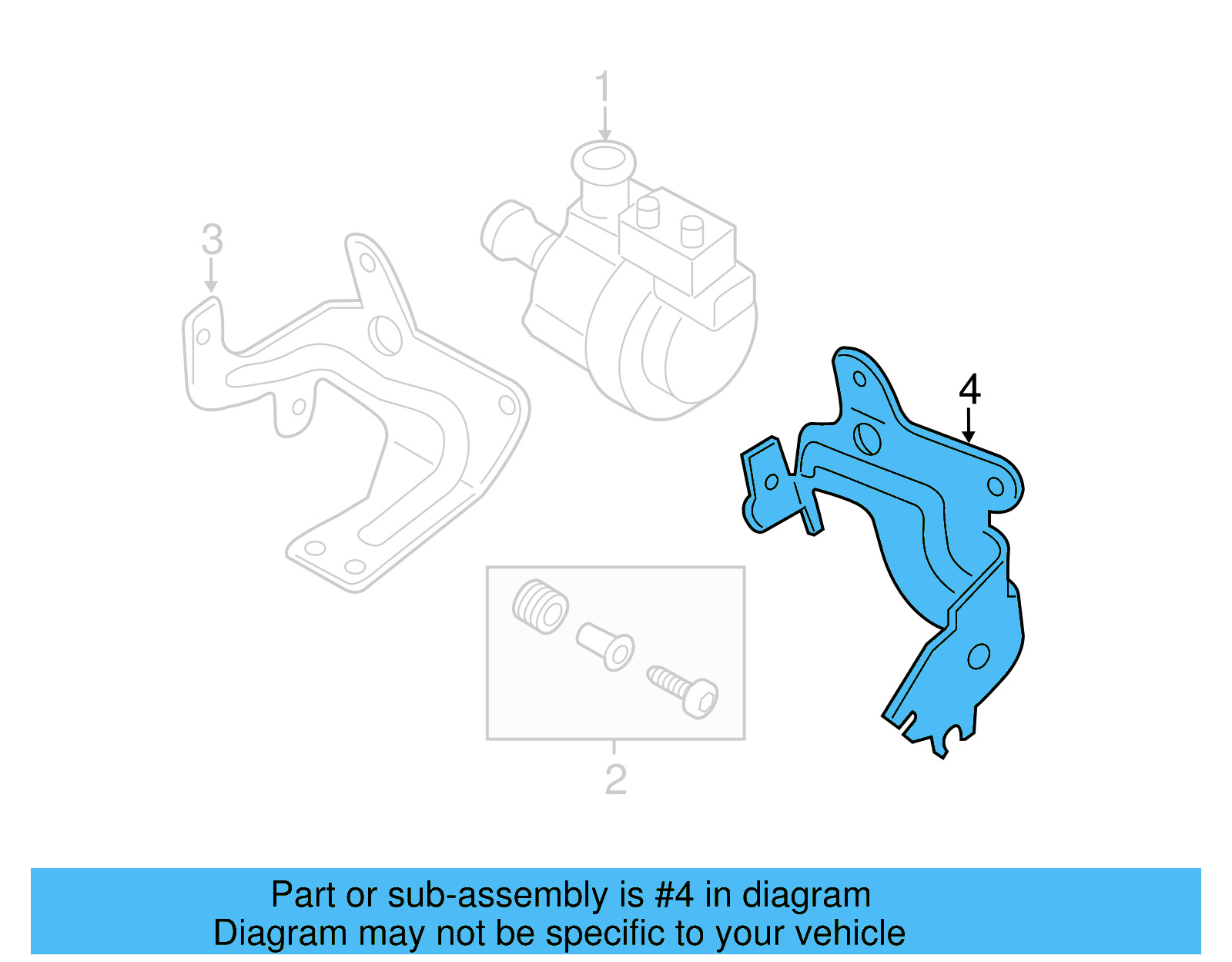 Mount Bracket 5Q0-121-093-AL - View 5