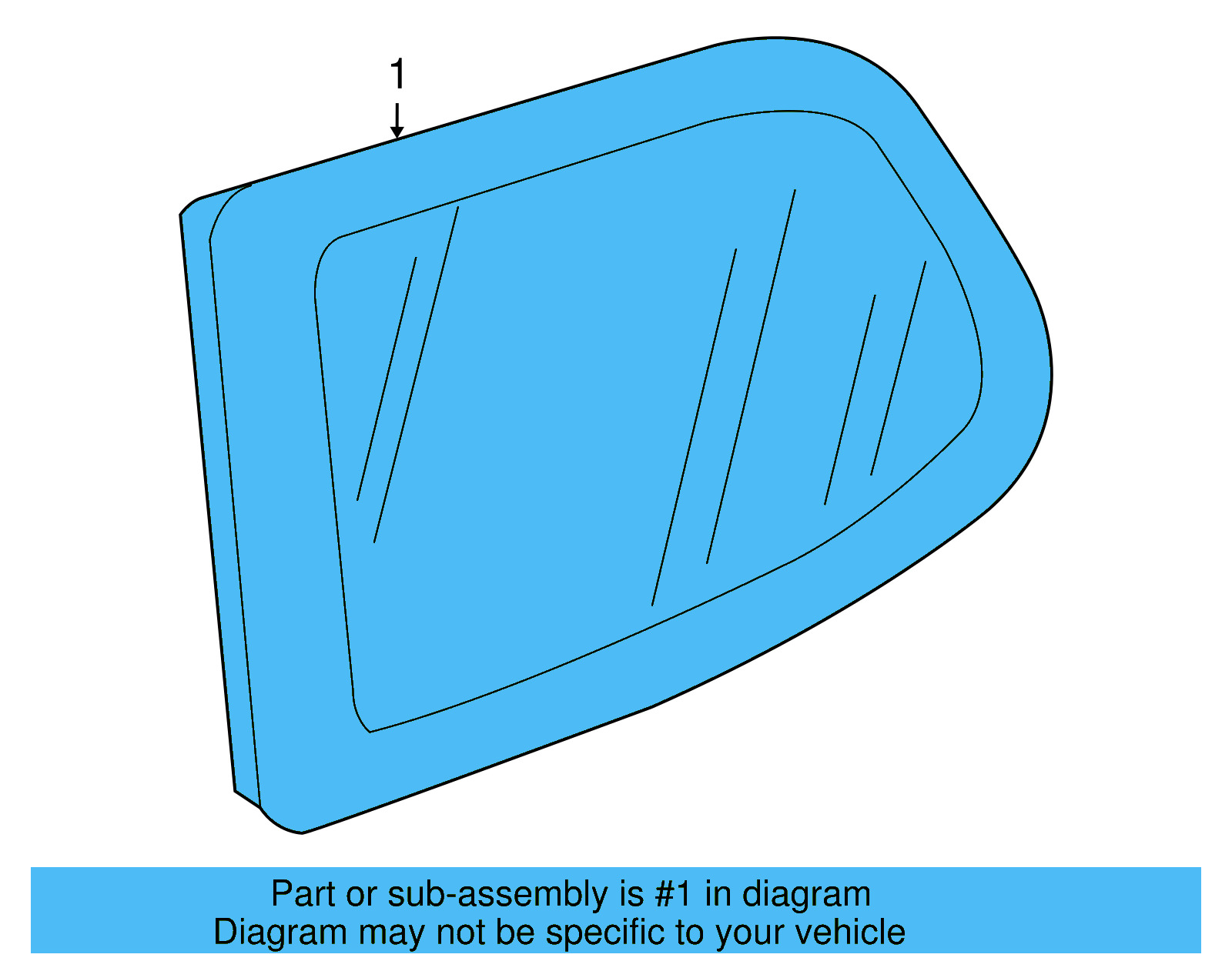 Quarter Glass 5K6-845-041-G-NVB