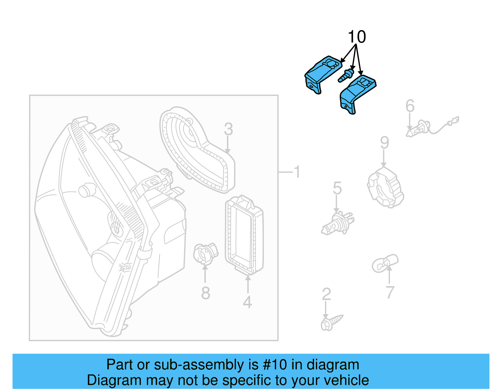 Repair Kit 1J5-998-225-B - View 7