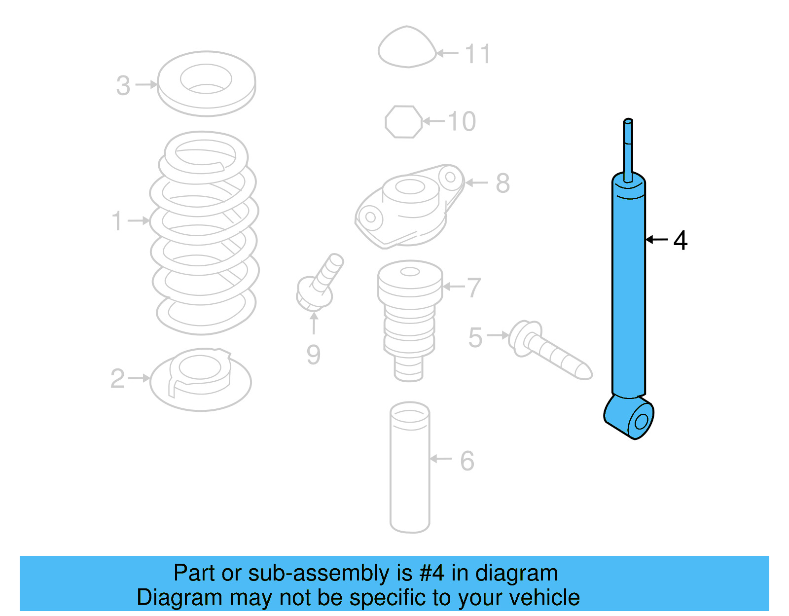 Shock 1K0-513-029-ME - View 5