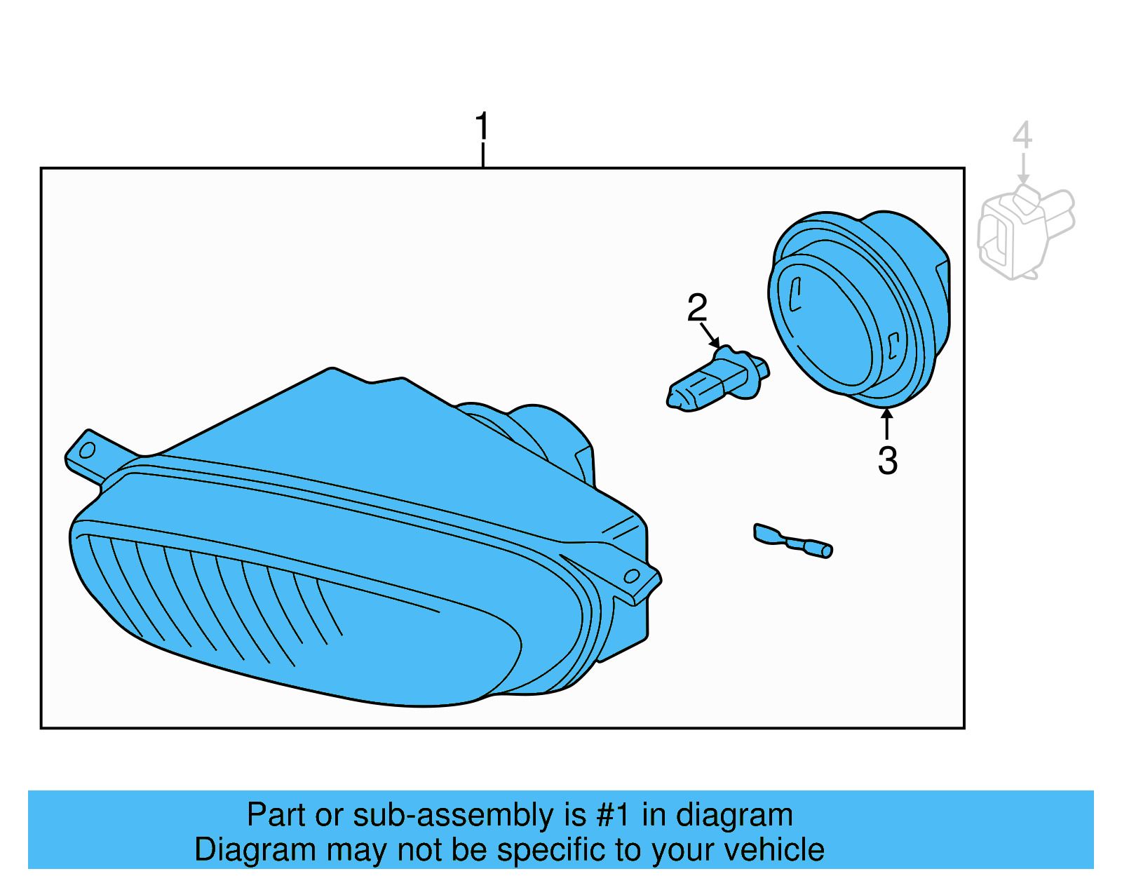 Fog Lamp Assembly 7D0-941-699-C