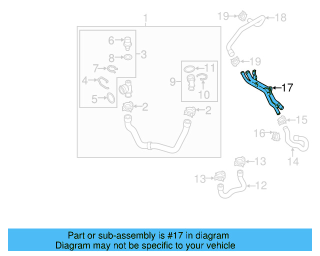 Water Pipe 5C0-121-070-J - View 23