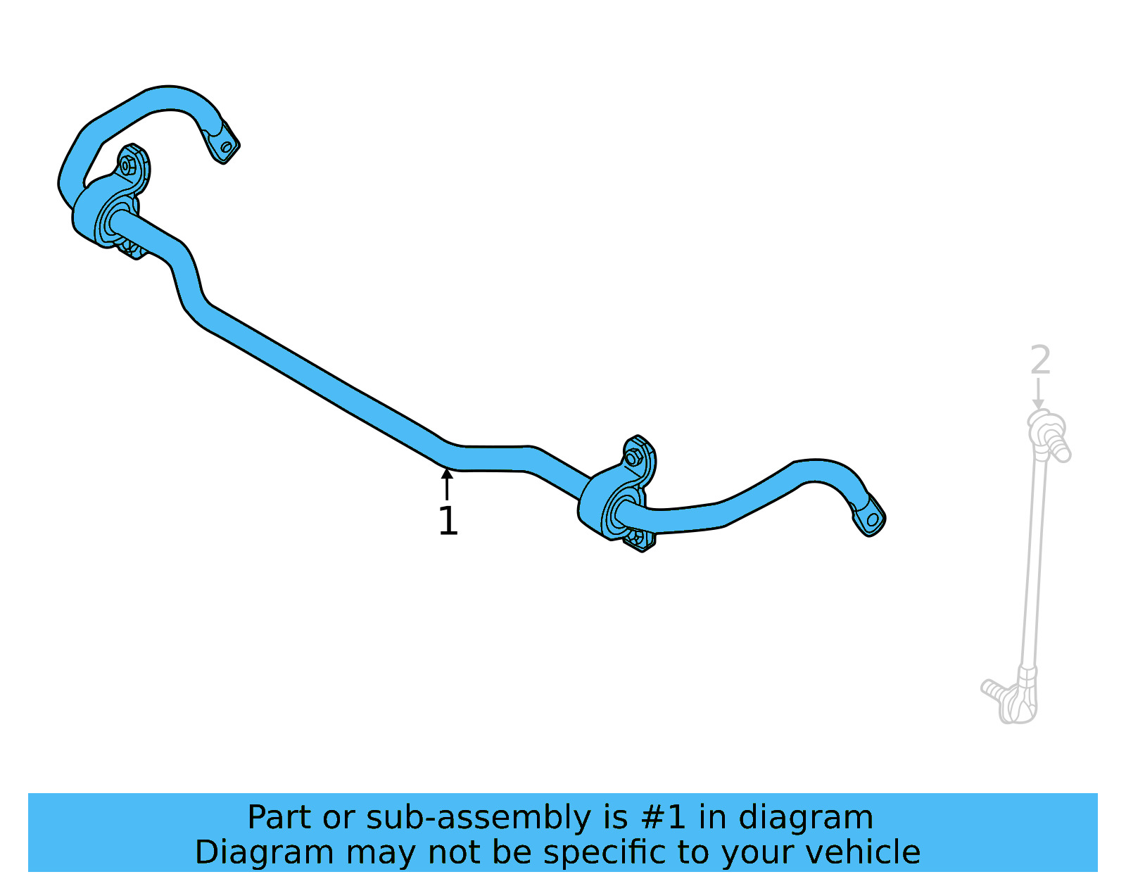 Stabilizer Assembly 1EA-411-303-AF - View 5
