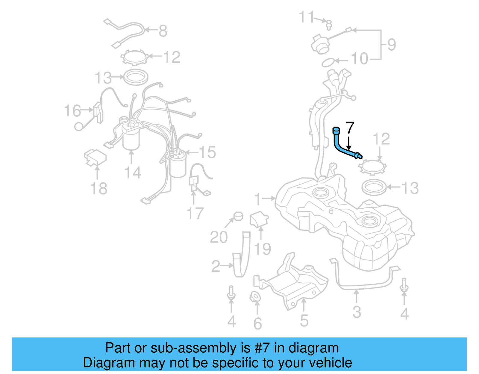 Vent Tube 5N0-201-993-S - View 6