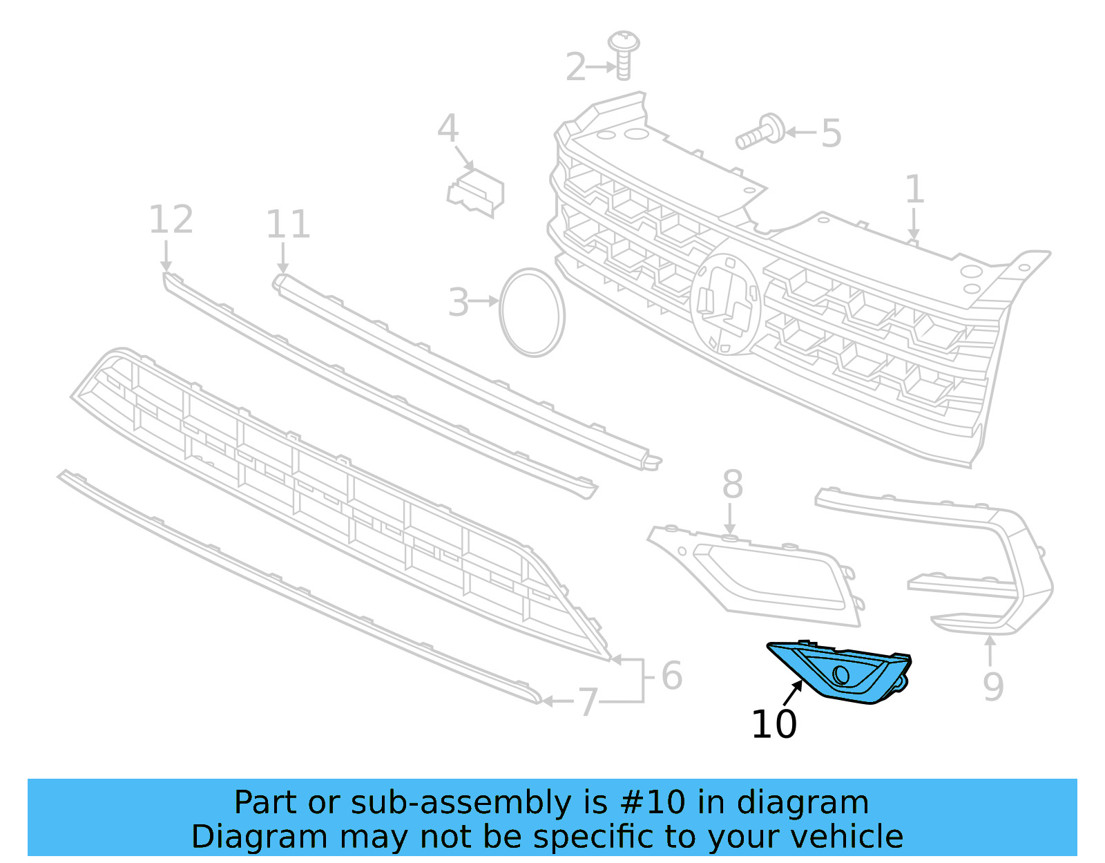 Cover Plate 3CN-854-662-A-9B9 - View 3