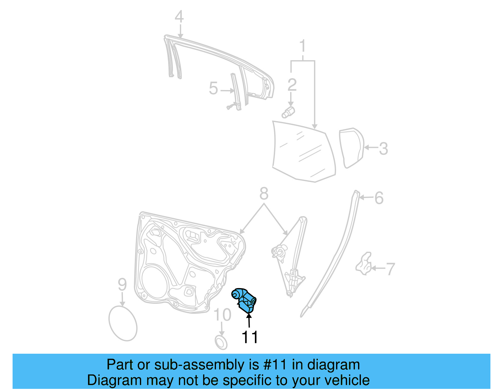 Window Motor 1K0959704AGVW2 - View 3