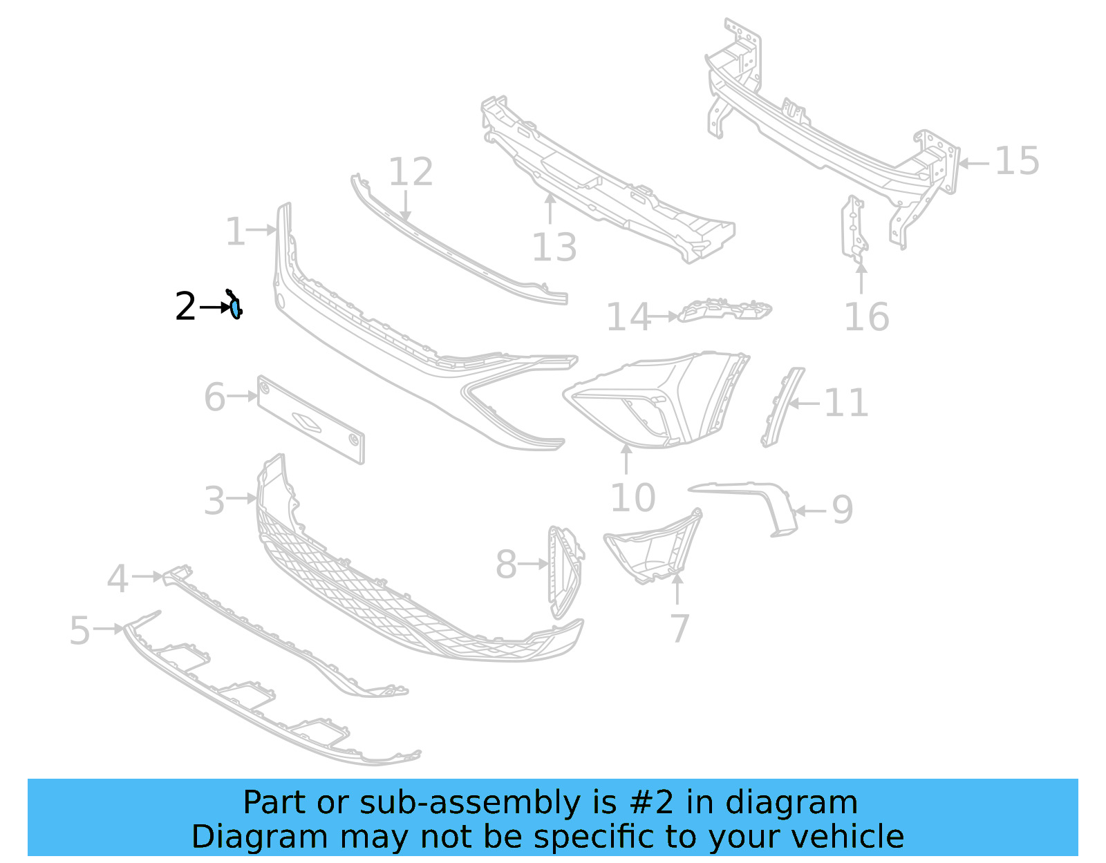 Tow Eye Cap 2GJ-807-241-041 - View 3