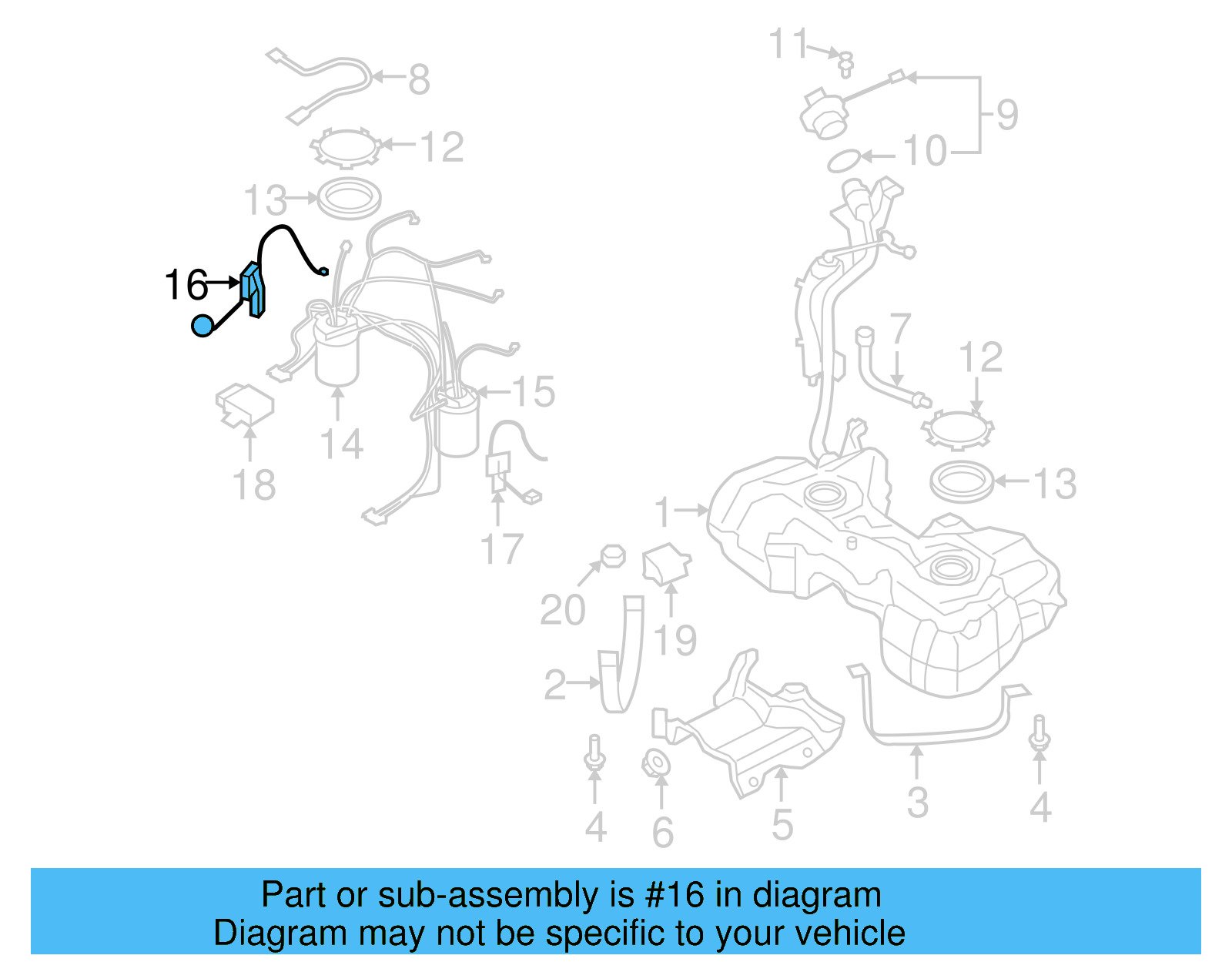 Sending Unit 5N0-919-673-K - View 5