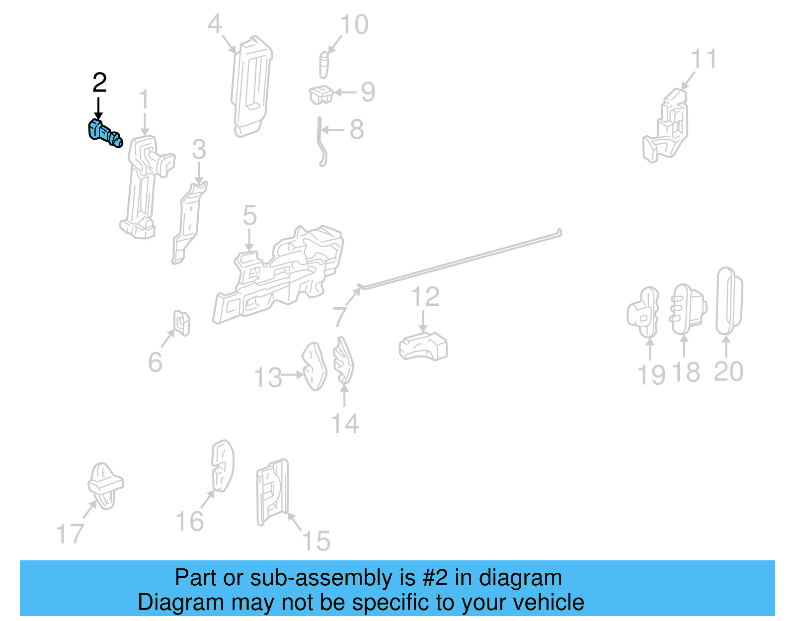 Lock Cylinder 701-837-061-D - View 5