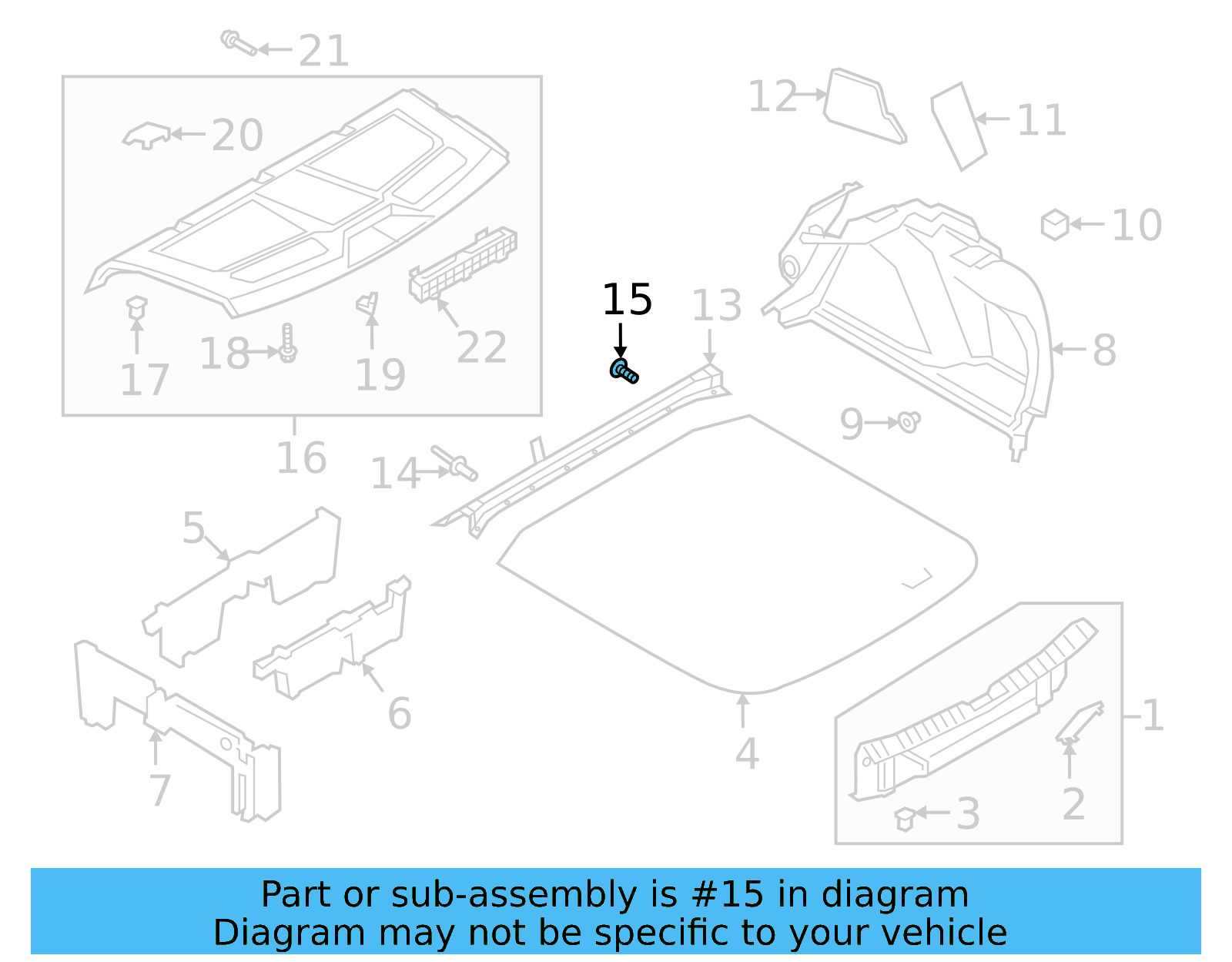 Bracket Clip 5J0-819-055-A - View 2