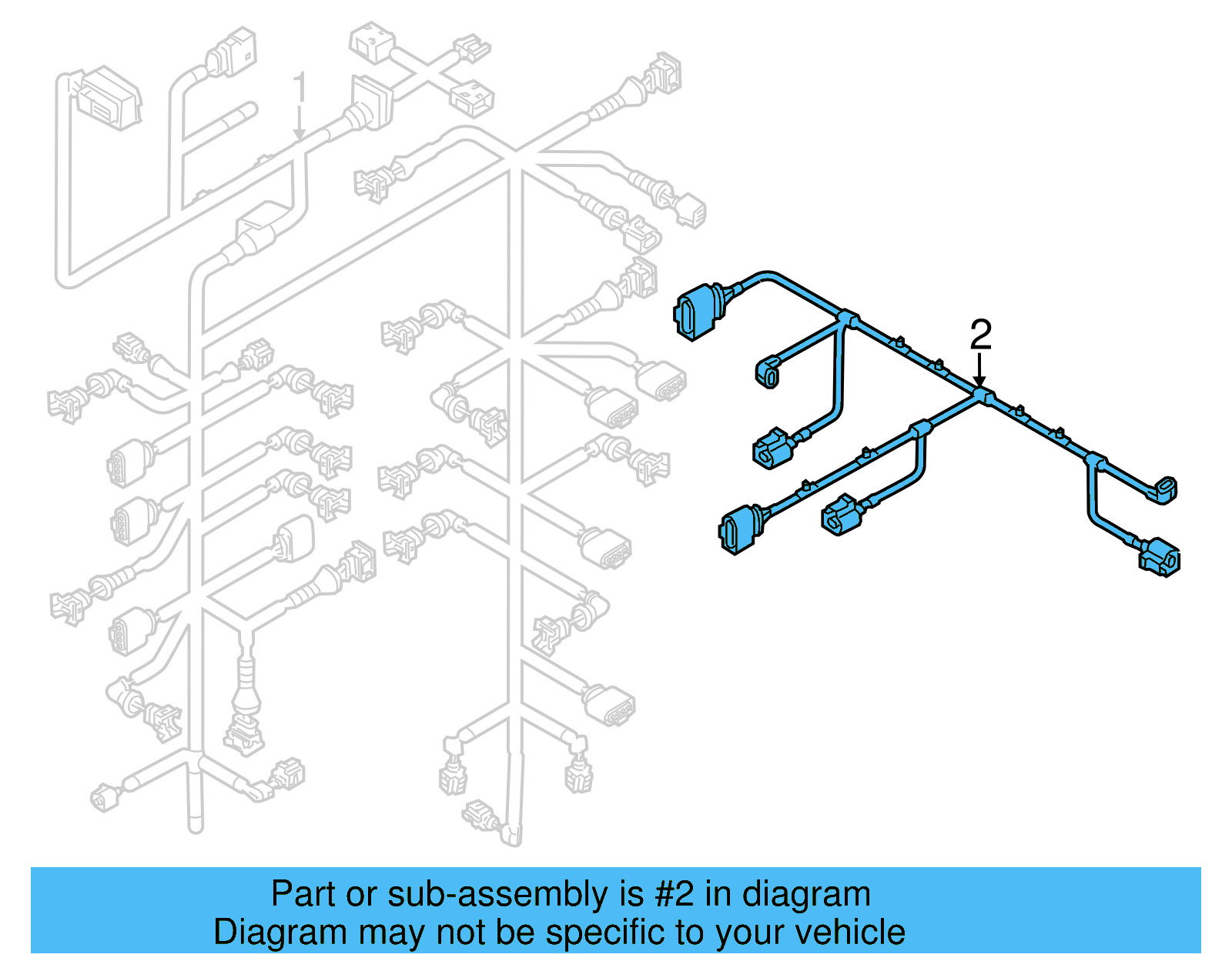 Wire Harness 7P6-971-073-C - View 2