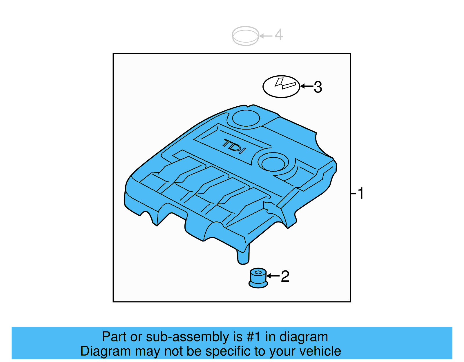 Engine Cover 03L-103-925-AM - View 18