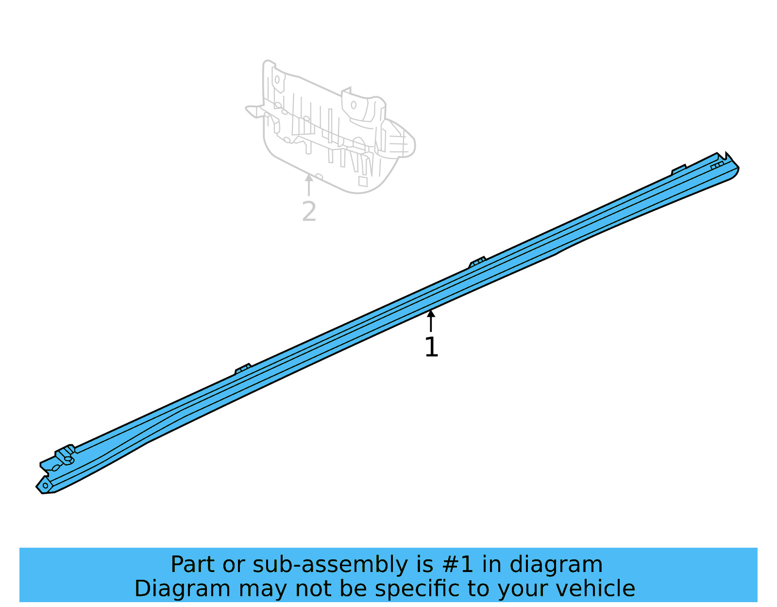 Rocker Molding 11A-853-855-B-XN9