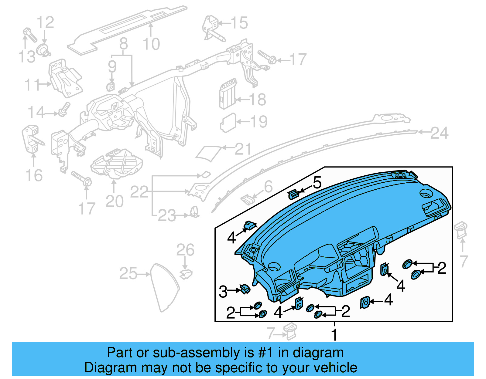 Instrument Panel 561-857-003-M-81X - View 4