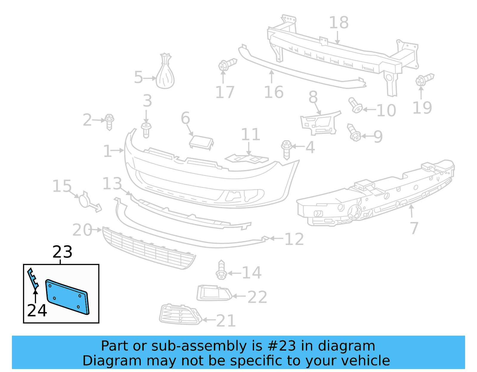 License Bracket 5K0-807-287-G-9B9