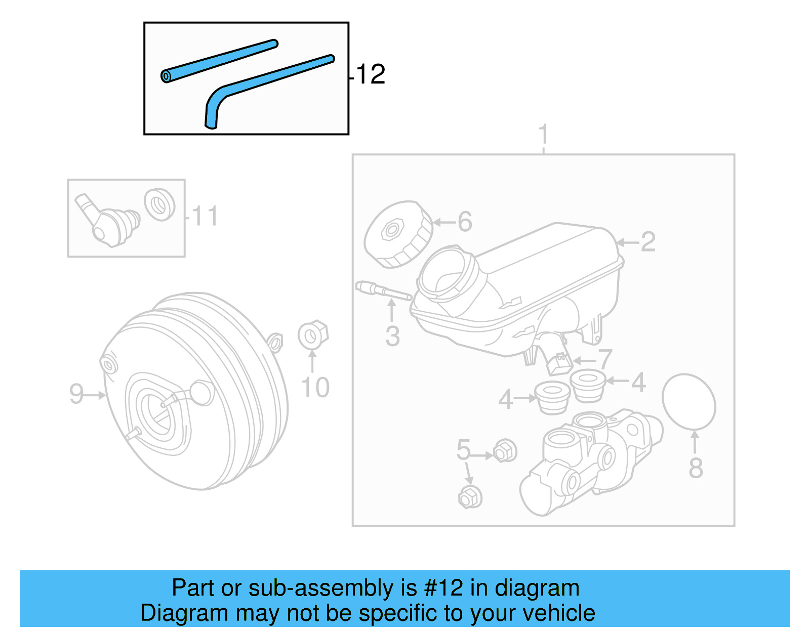 Hose 7B0-611-939-B - View 3