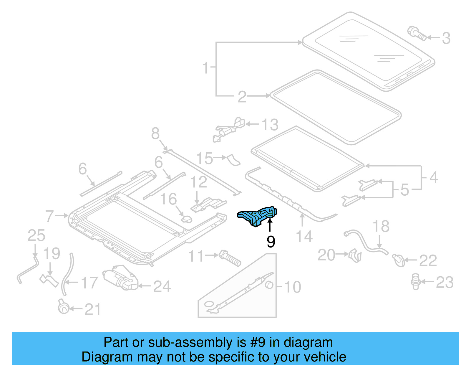 Rear Guide 5C6-898-481 - View 4