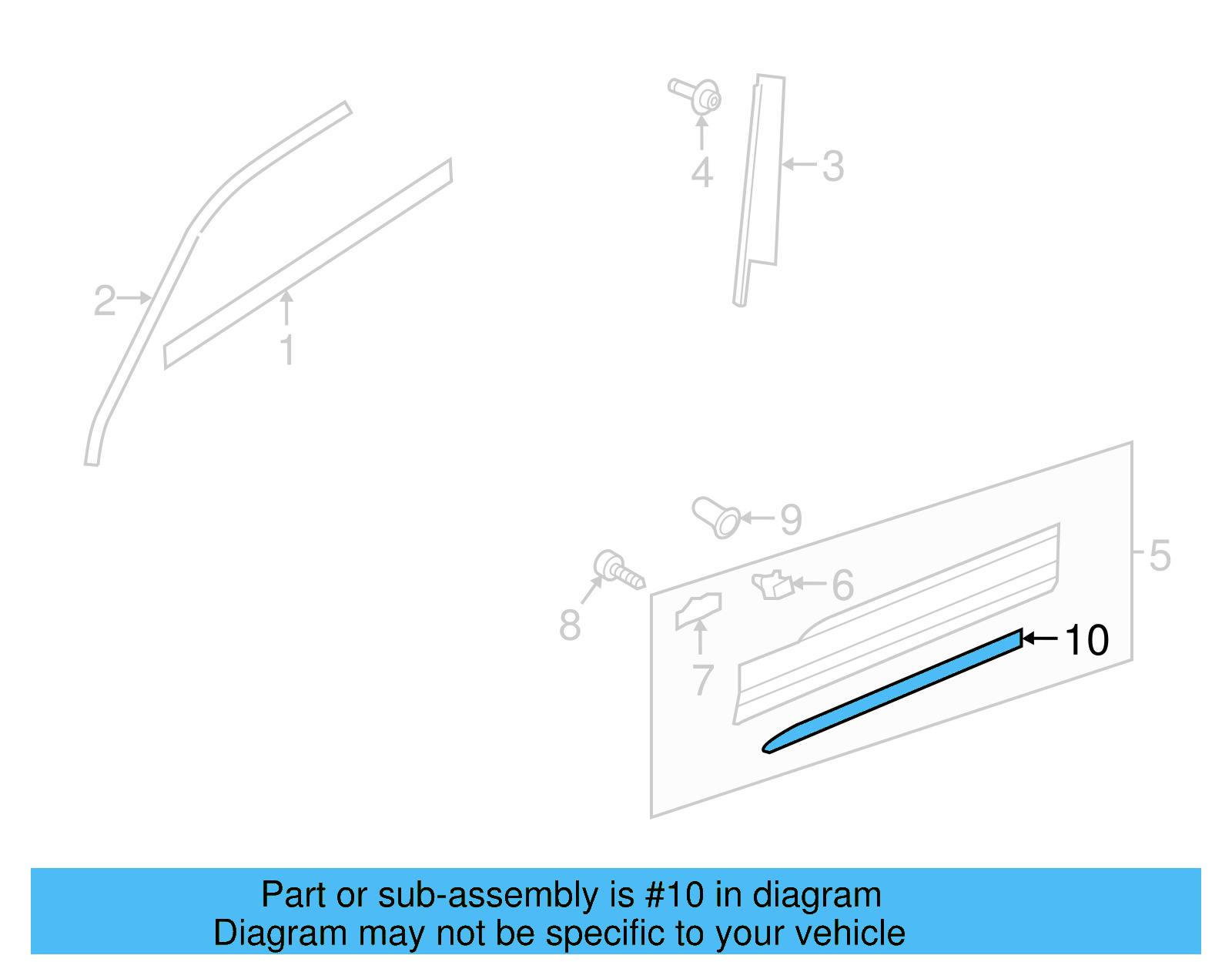 Lower Molding Trim 5NL-853-333-2ZZ