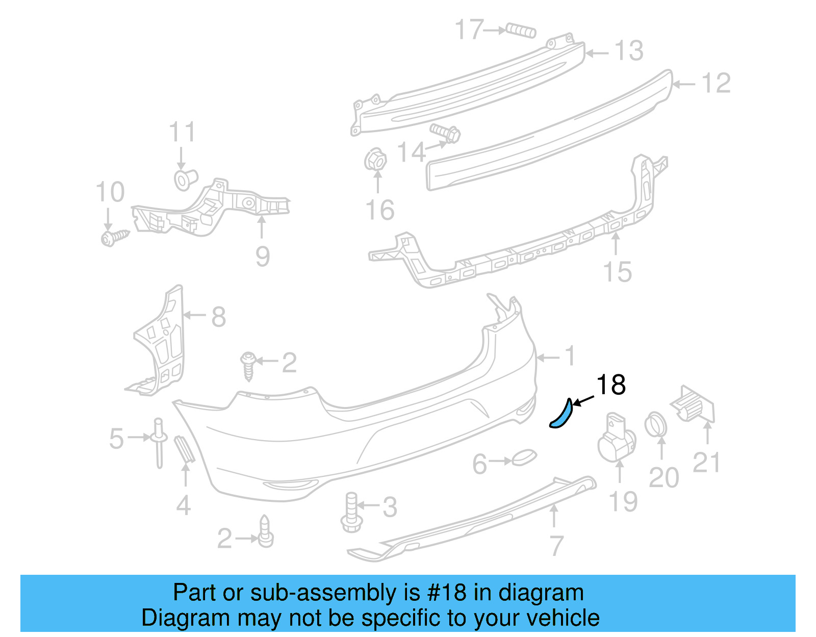 Reflector 5M0-945-105-G - View 5