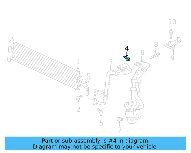 Pressure Pipe Lower Bolt N-106-893-02 - View 6