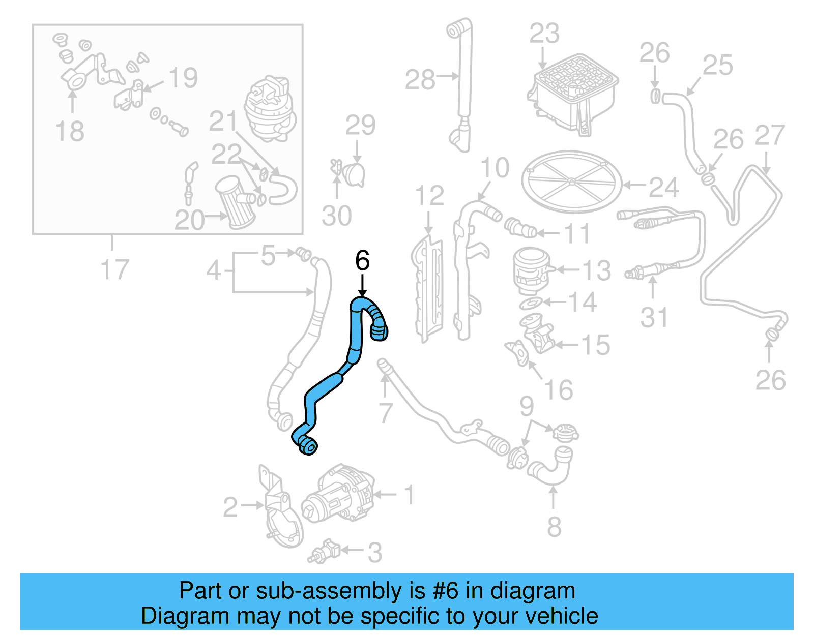 Connector Hose 3B0-131-149-F - View 7