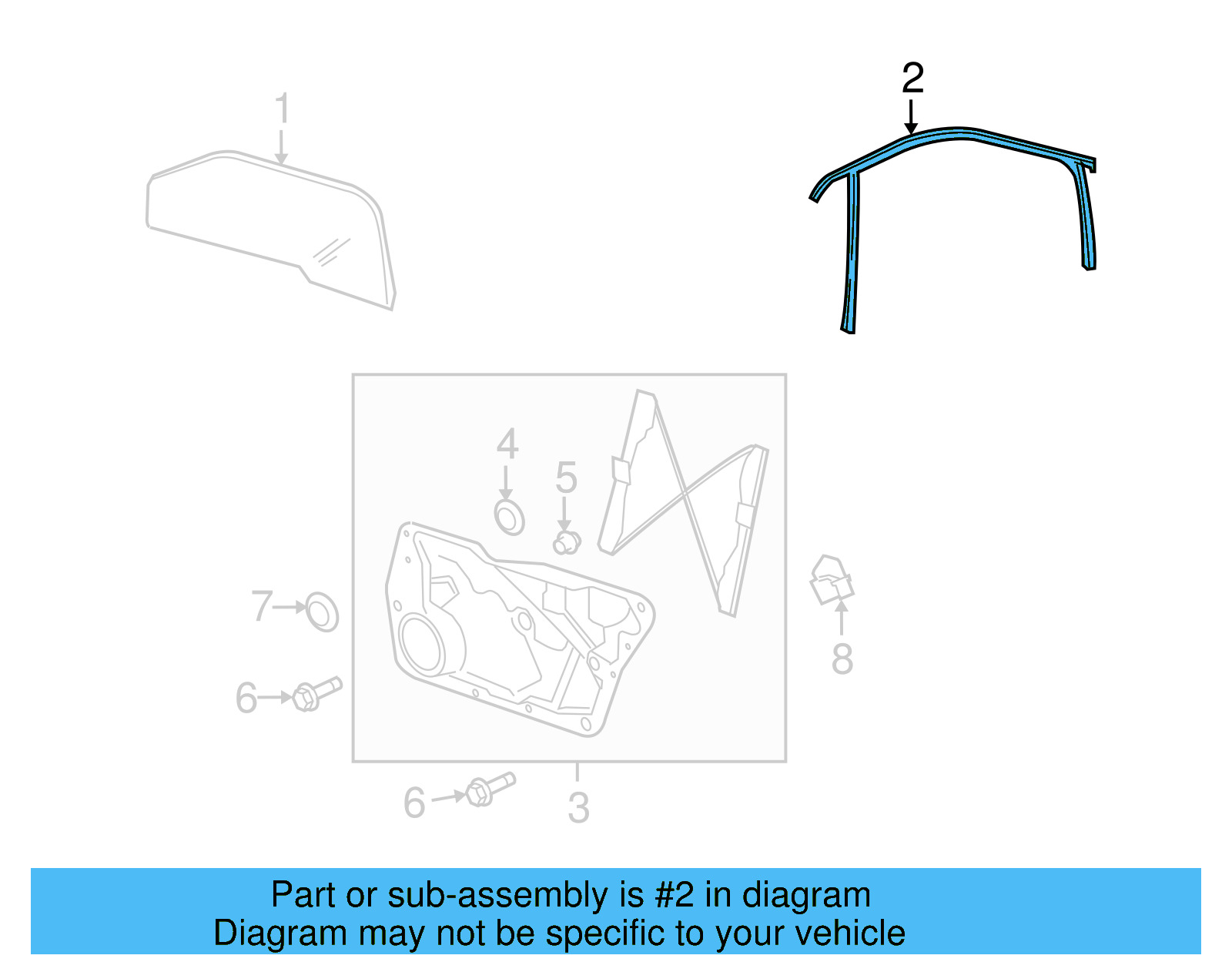 Window Guide 5N0-837-432-G-5AP - View 5