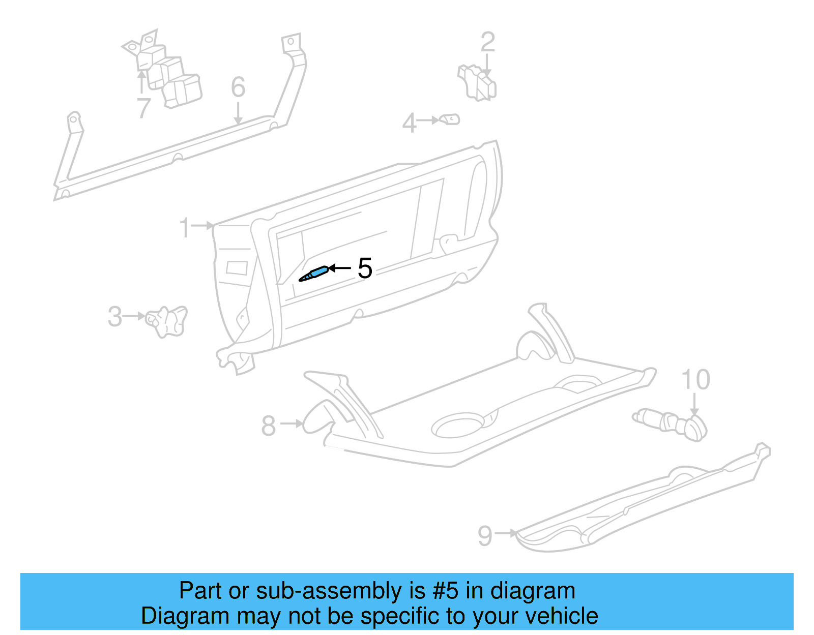 Glove Box Hinge Pin 1J0-880-801-A - View 11