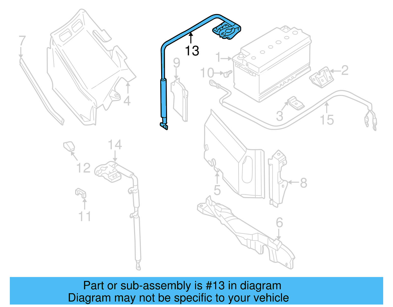 Positive Cable 7D1-971-228-A - View 4