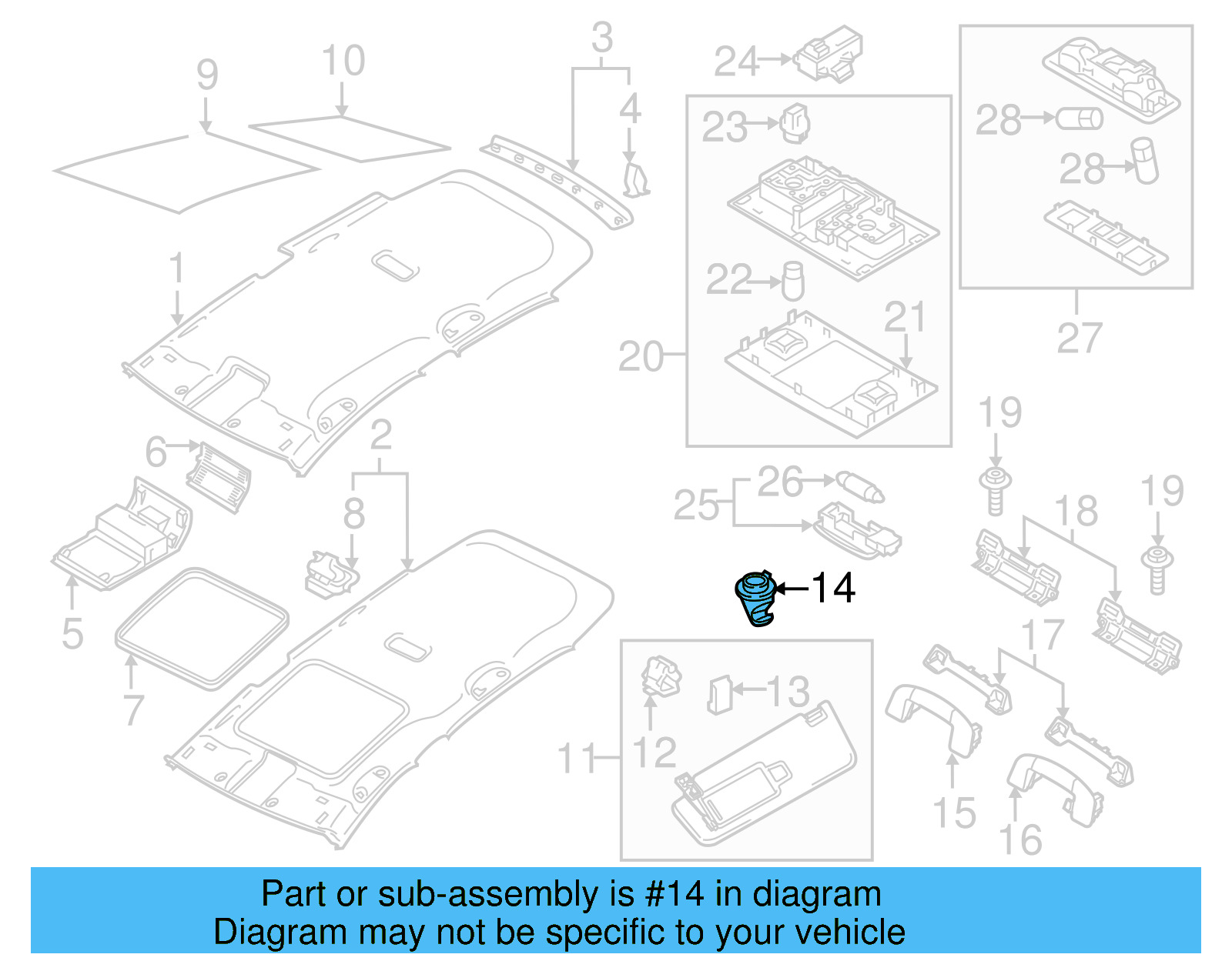Holder 5G0-857-561-B-82V - View 11