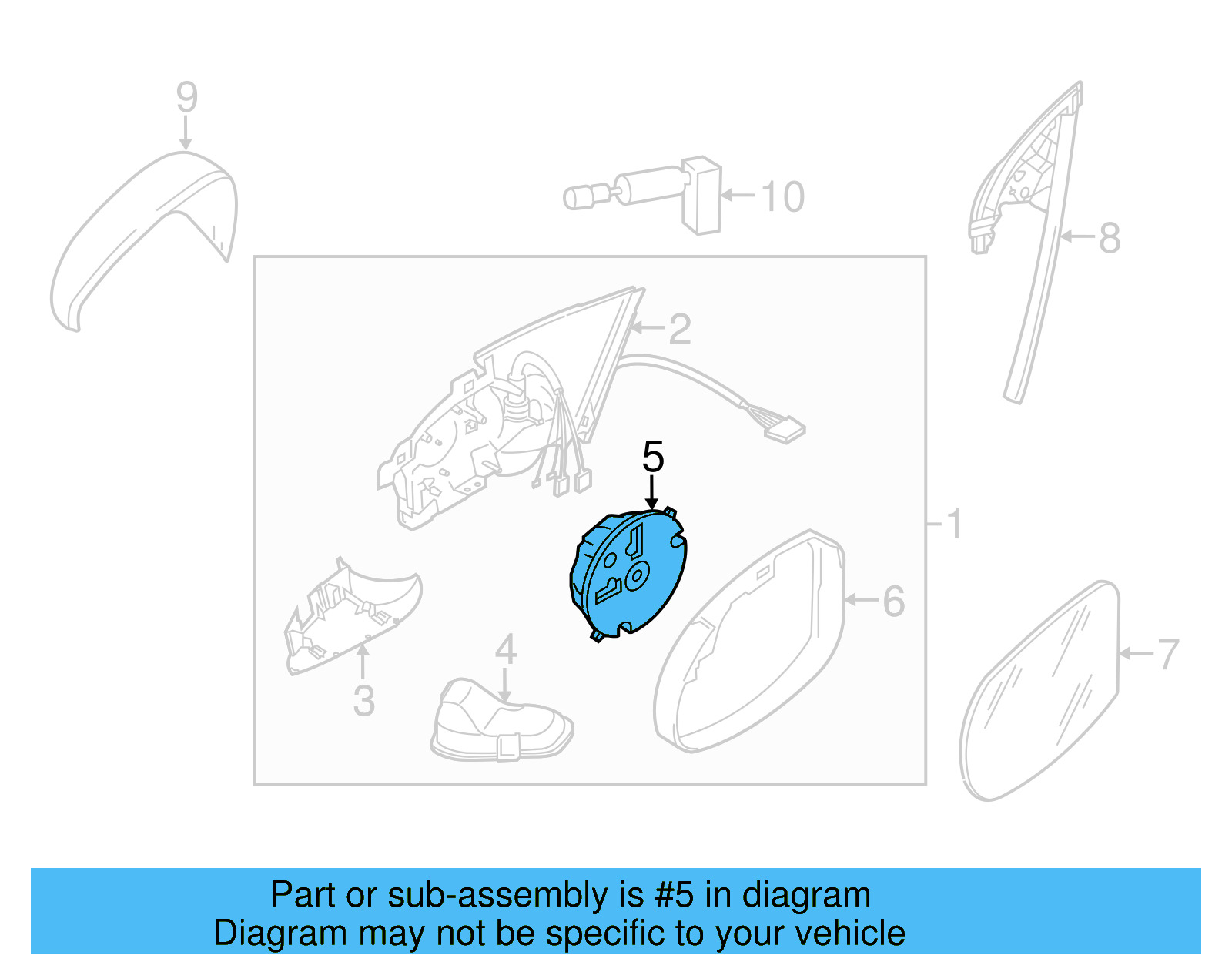 Adjust Motor 3D0-959-578-C - View 29