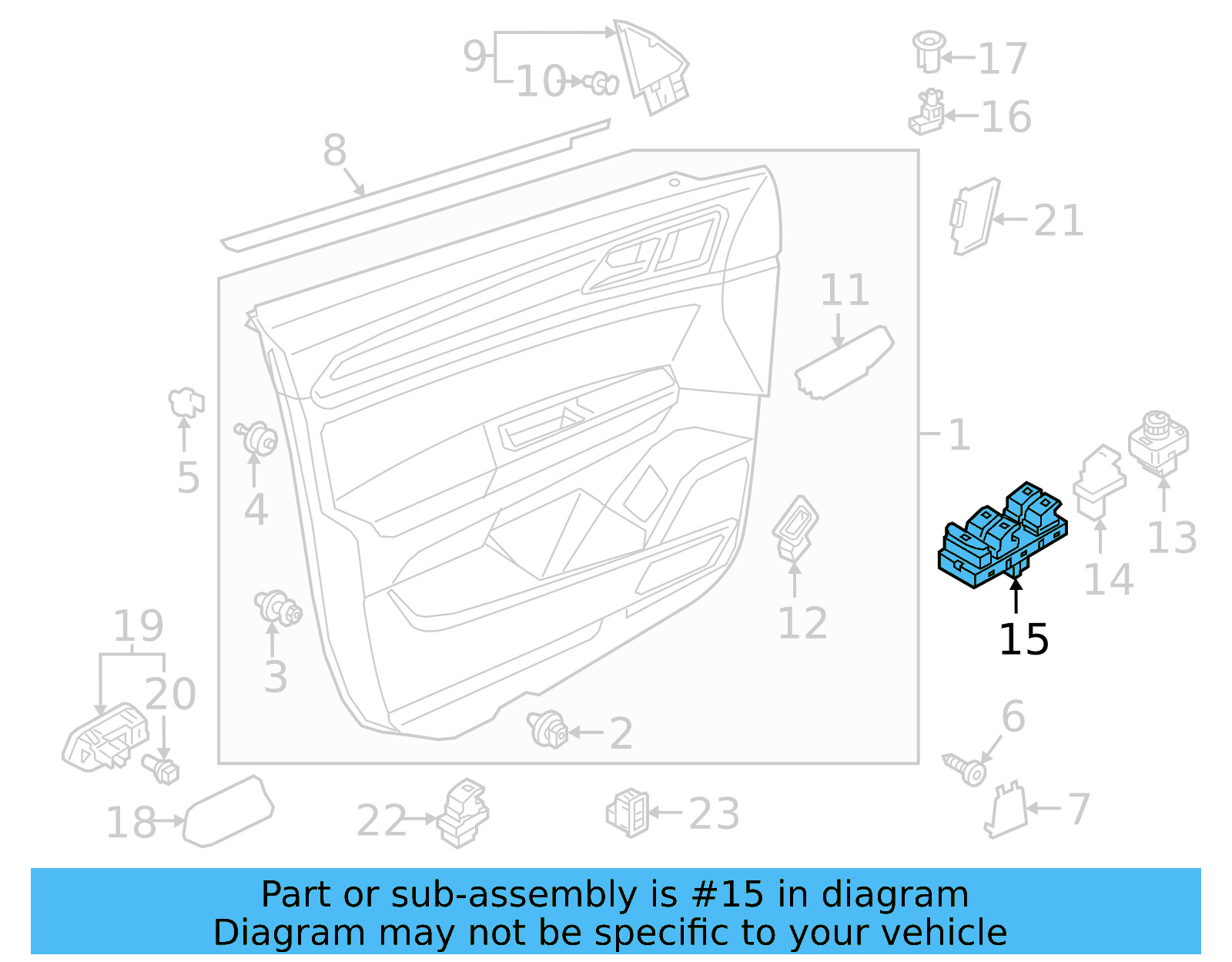 Window Switch 5G0-959-857-E-WZU - View 10